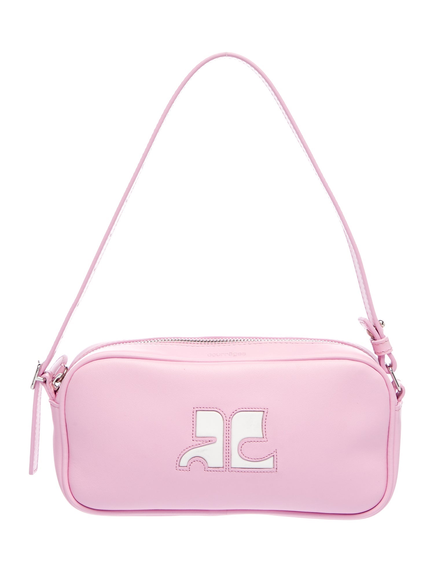 Courrèges Leather Shoulder Bag