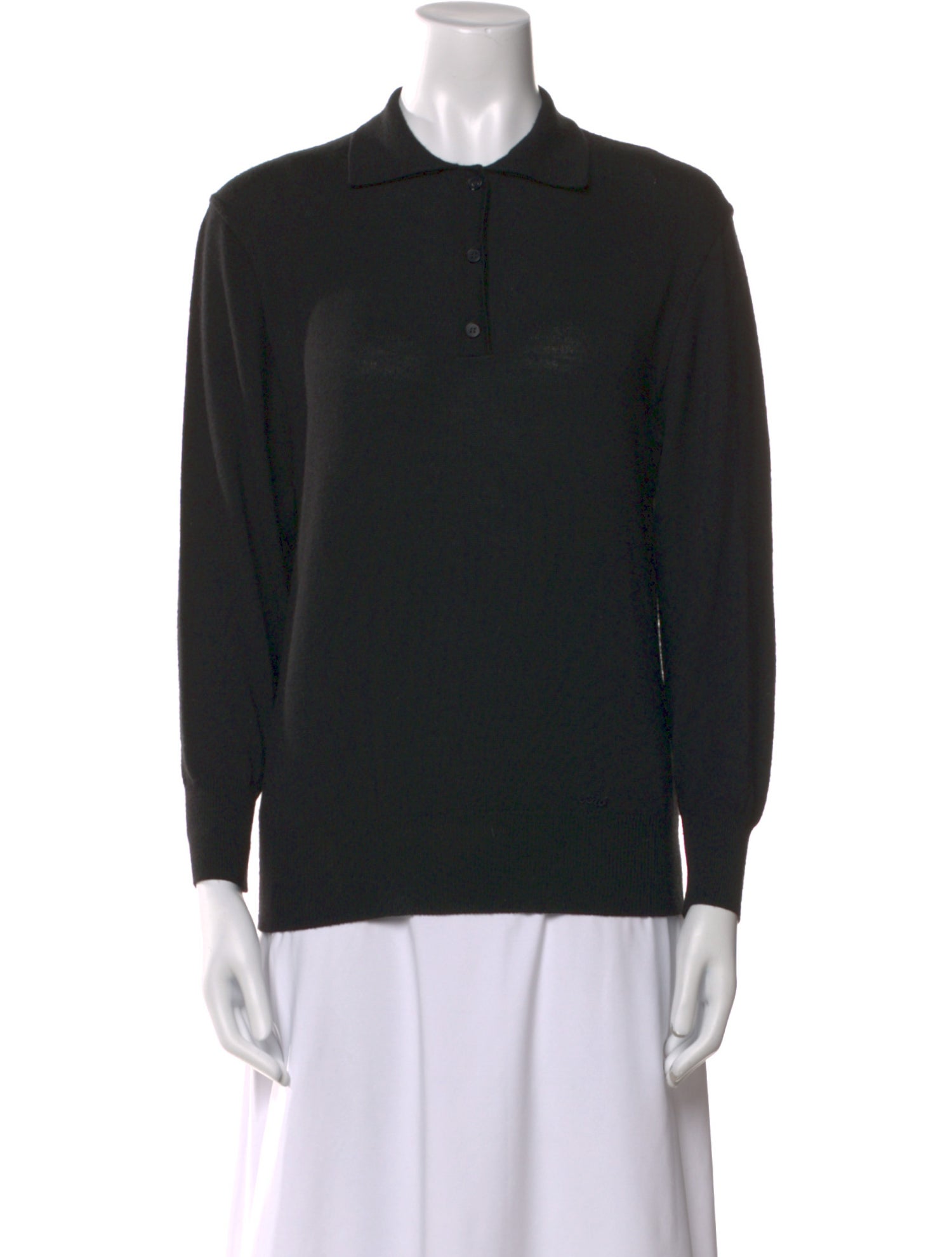 Courrèges Wool Long Sleeve Sweatshirt