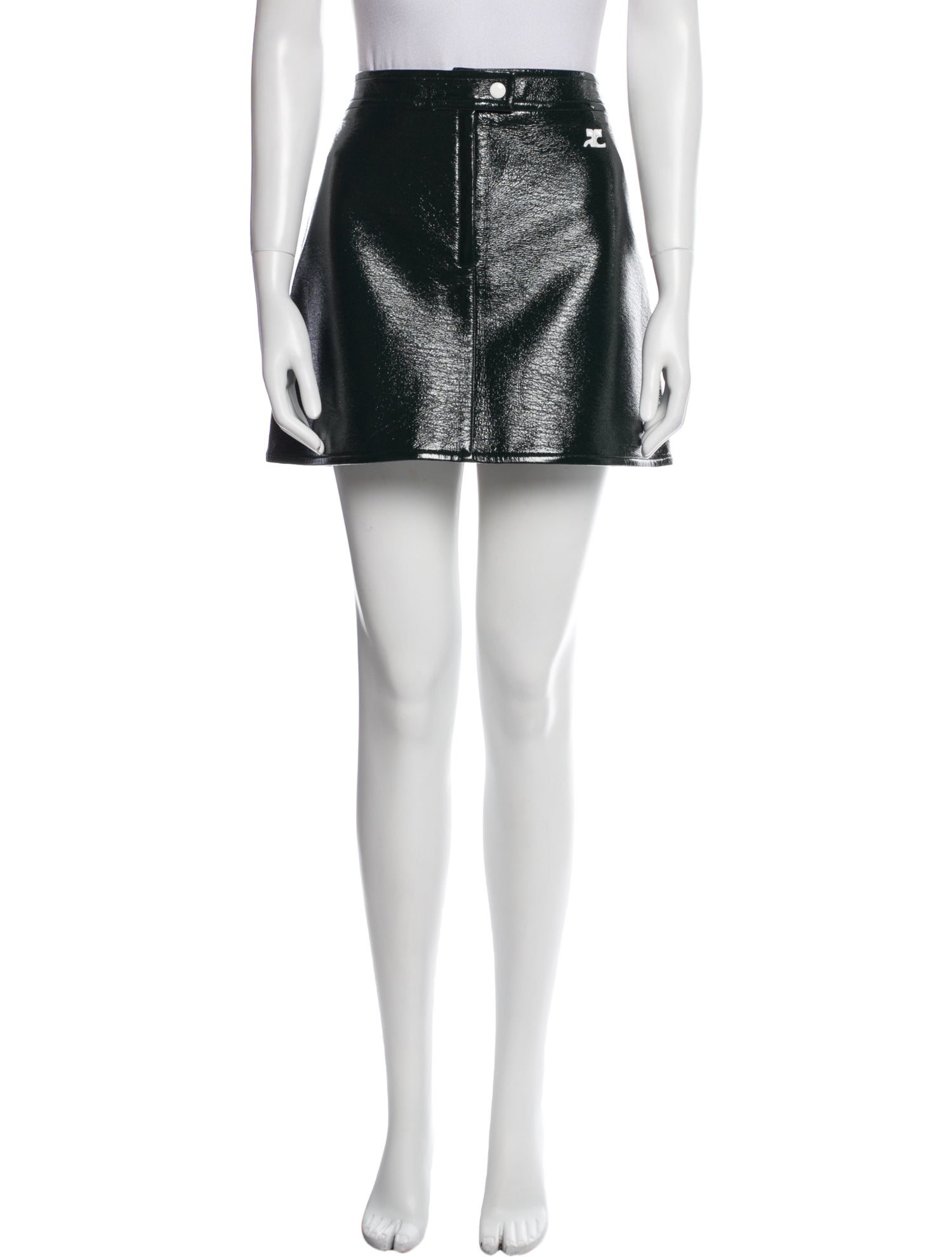 Courrèges Embroidered Accent Mini Skirt w/ Tags