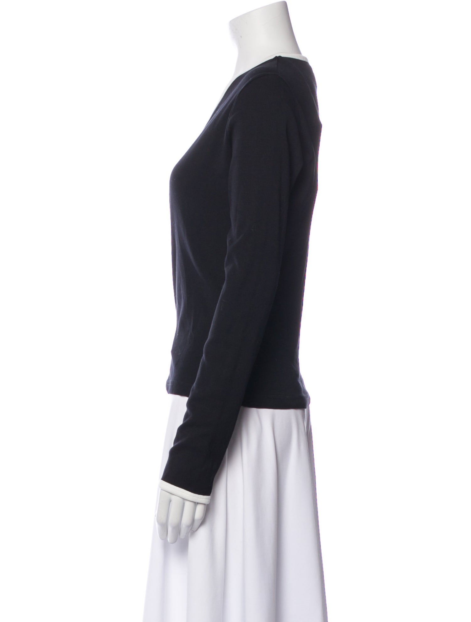 Courrèges One-Shoulder Long Sleeve Top