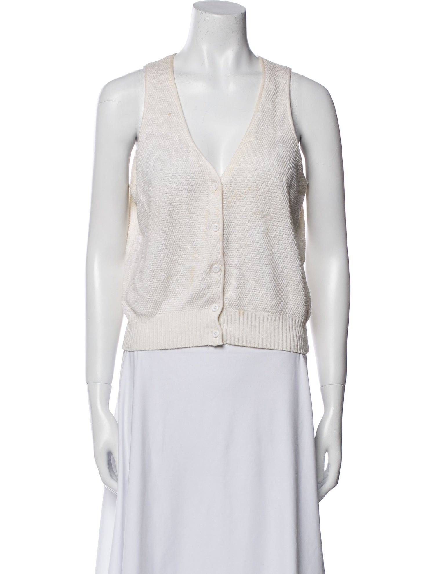 Courrèges V-Neck Sweater