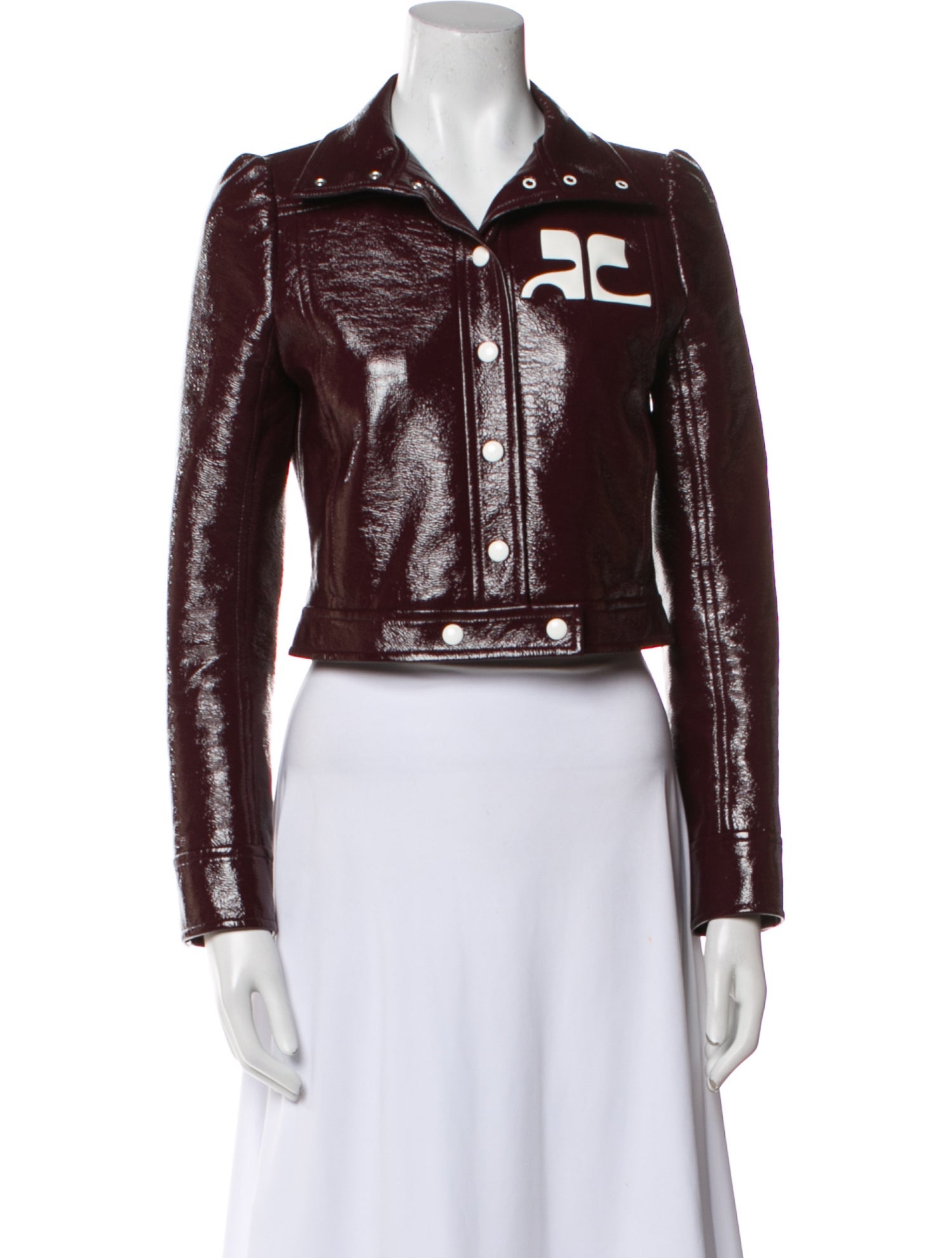 Courrèges Faux Leather Biker Jacket