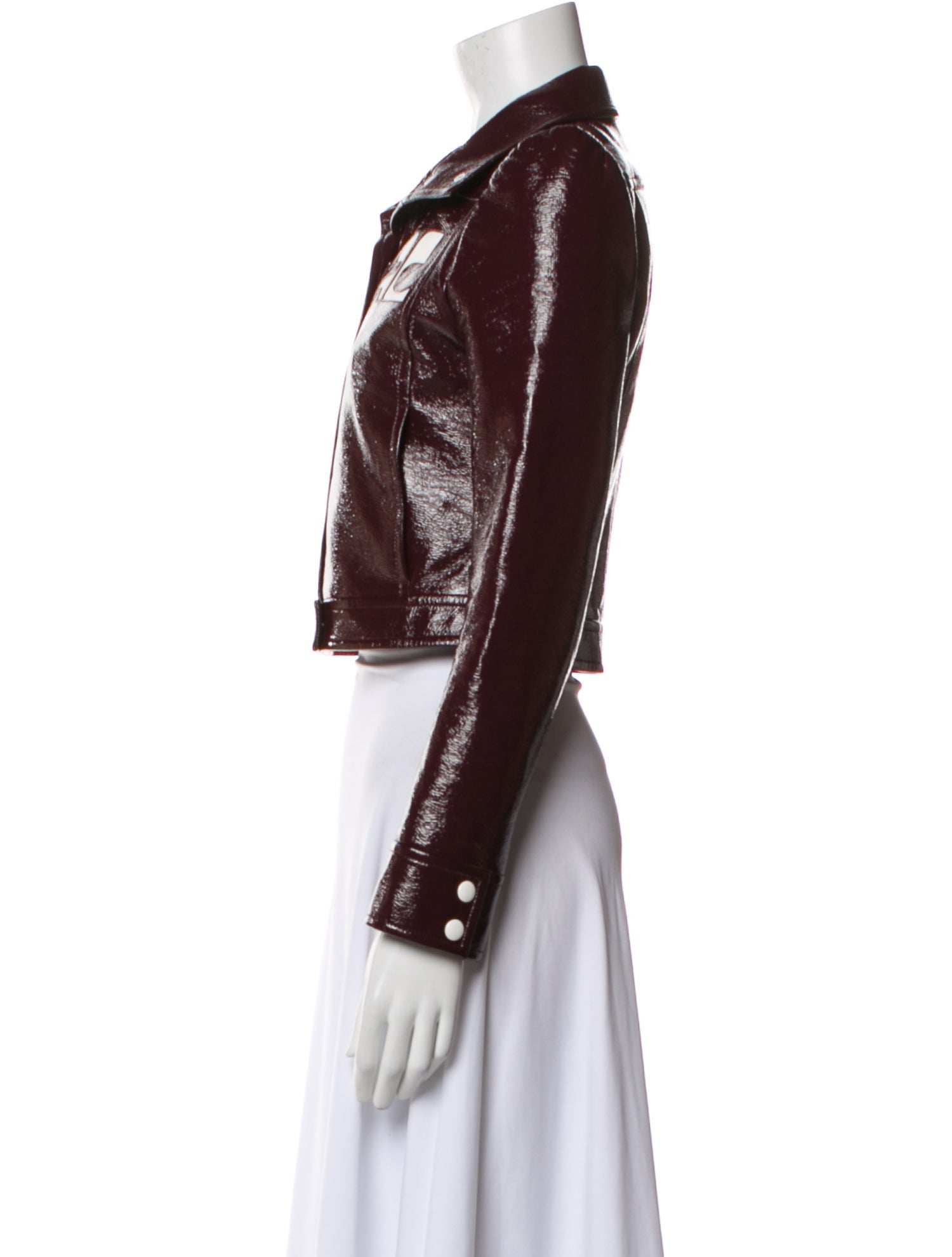 Courrèges Faux Leather Biker Jacket