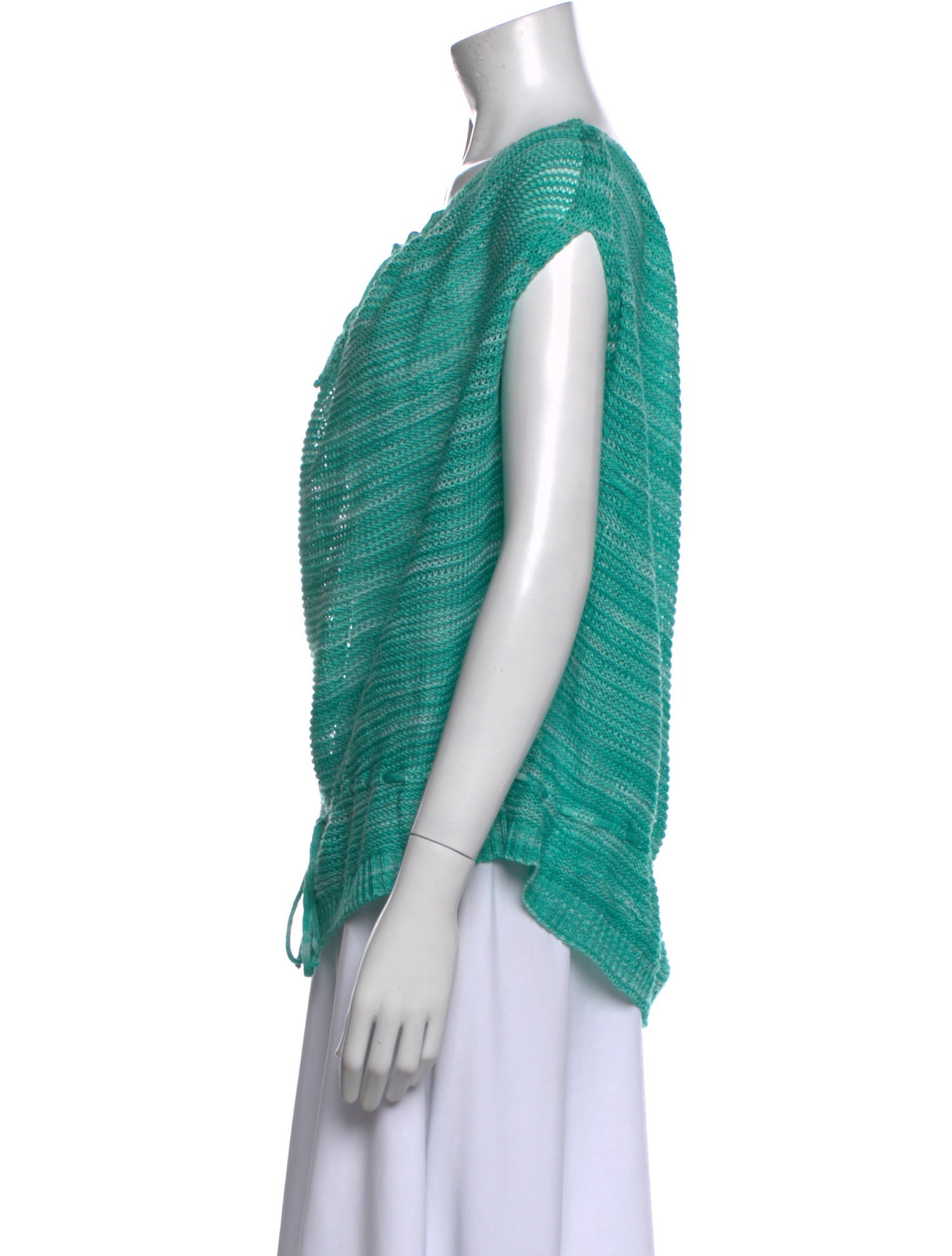 Courrèges Cowl Neck Sleeveless Top