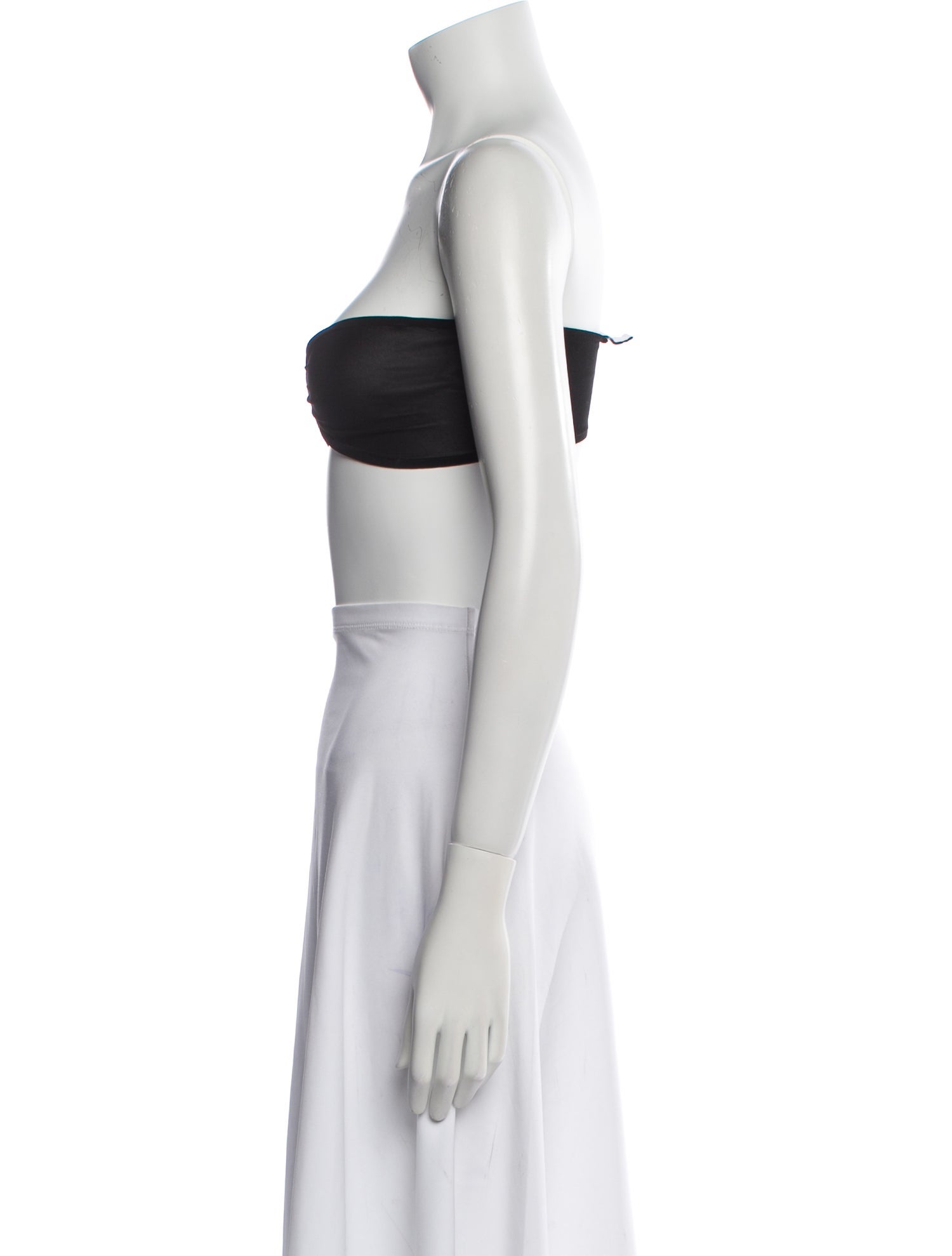 Courrèges One-Shoulder Sleeveless Crop Top