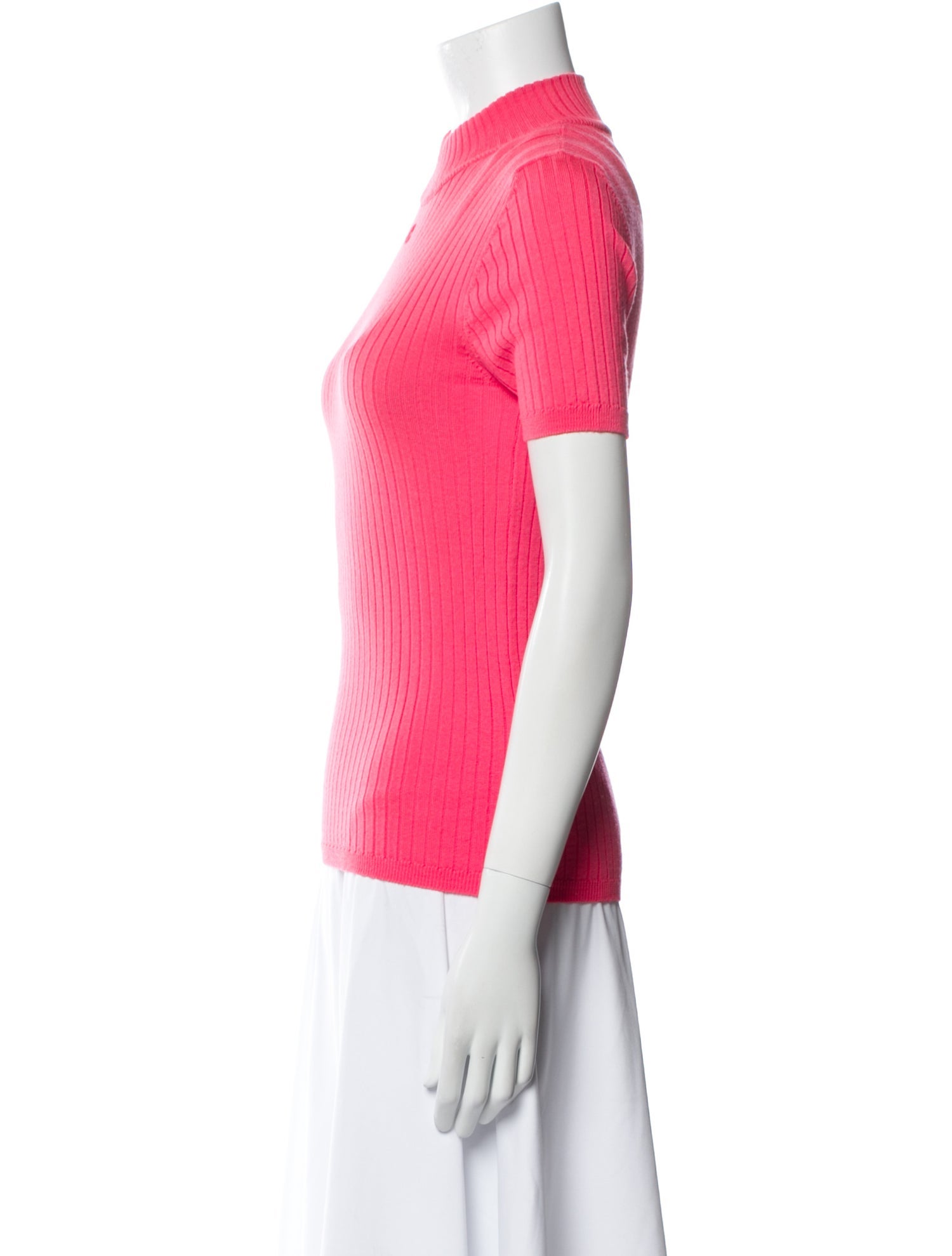 Courrèges Merino Wool Mock Neck Sweater