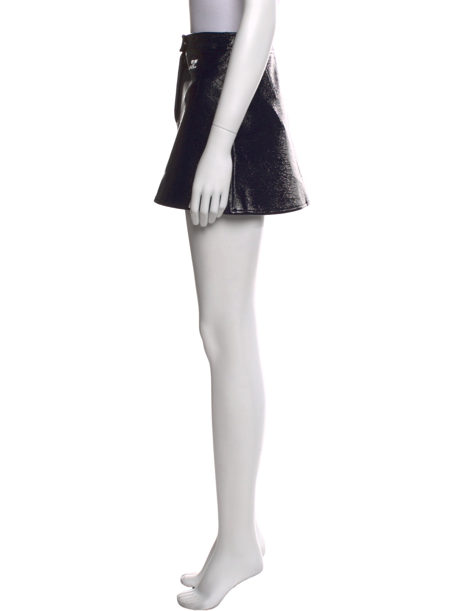 Courrèges Embroidered Accent Mini Skirt