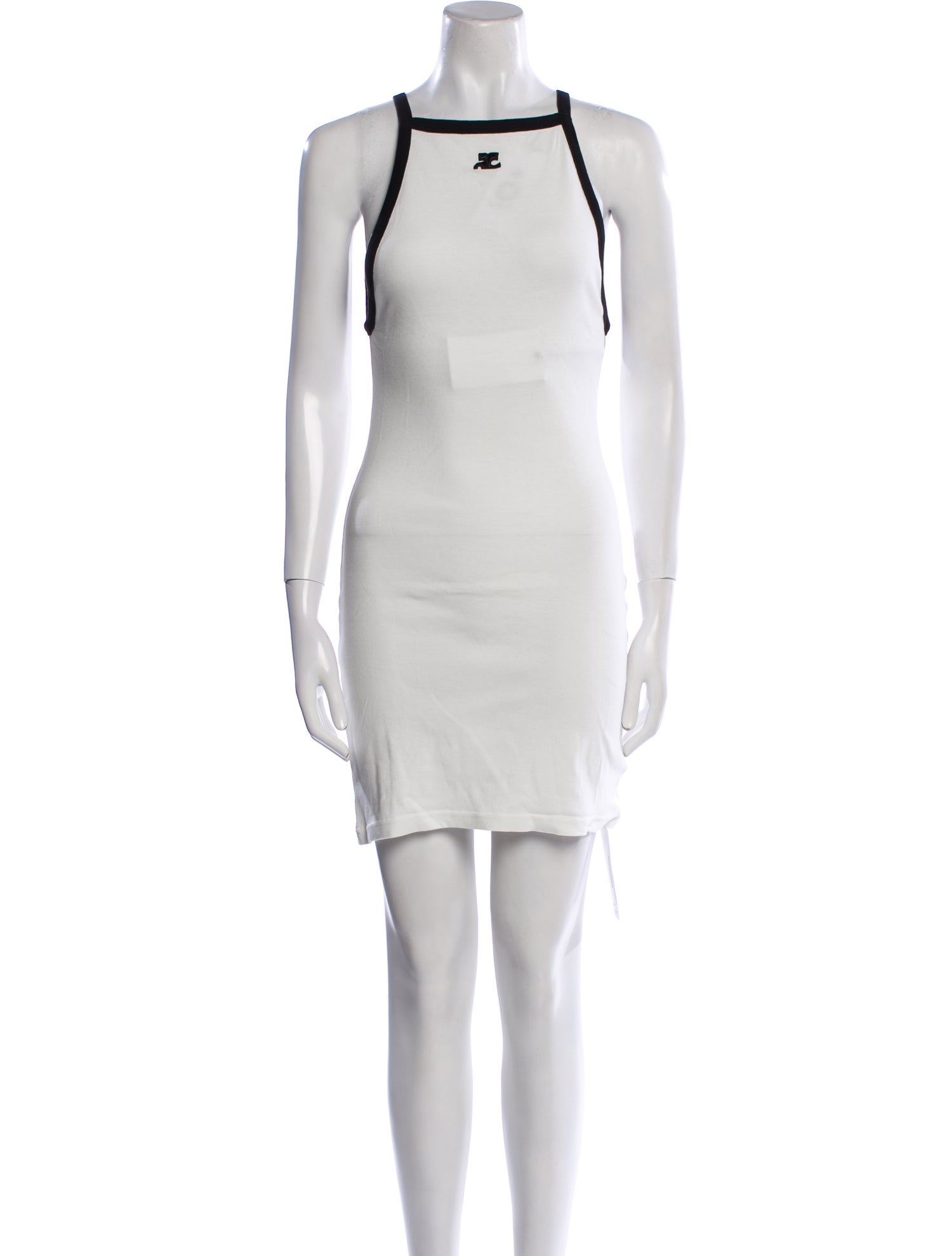 Courrèges Square Neckline Mini Dress w/ Tags