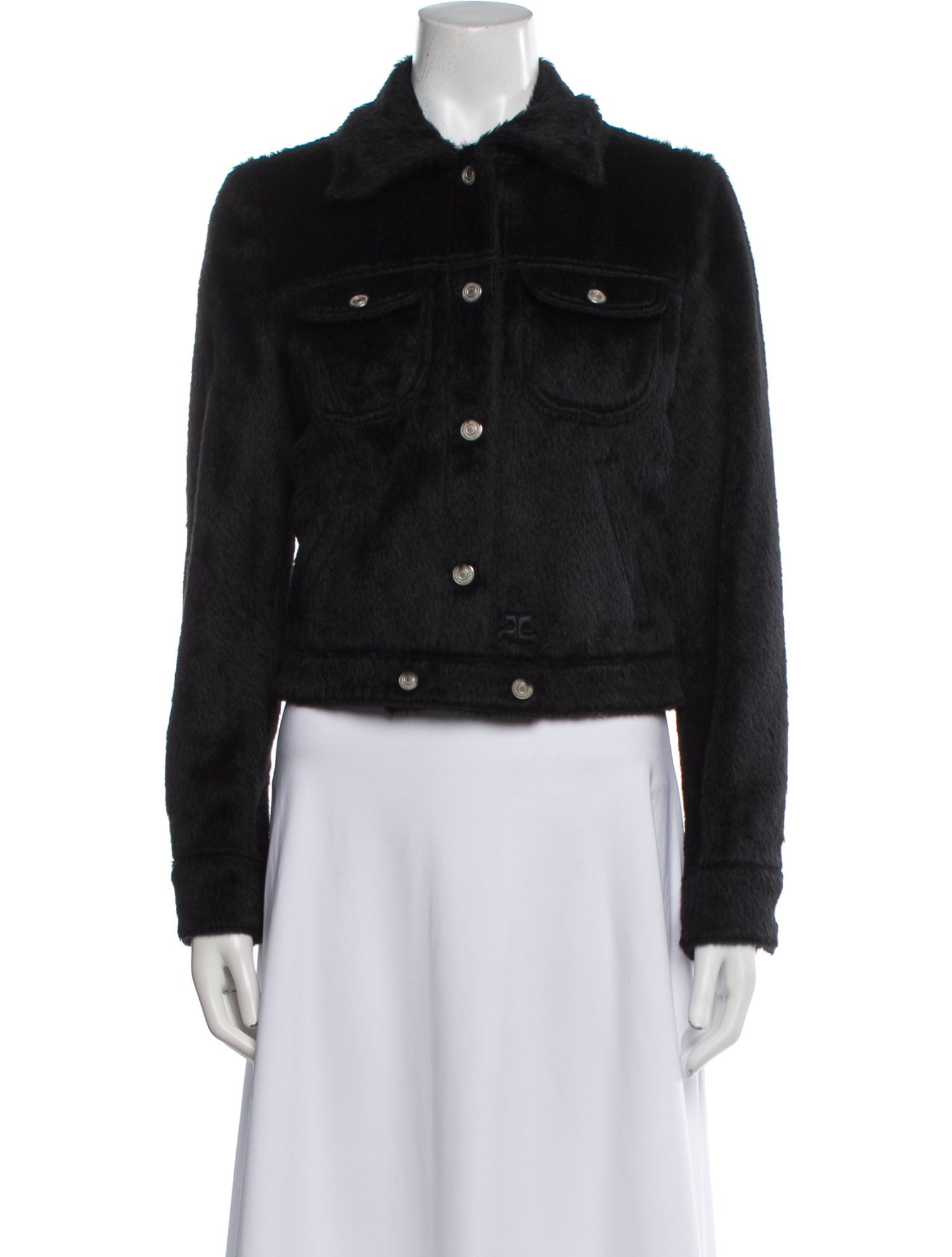 Courrèges Alpaca Denim Jacket