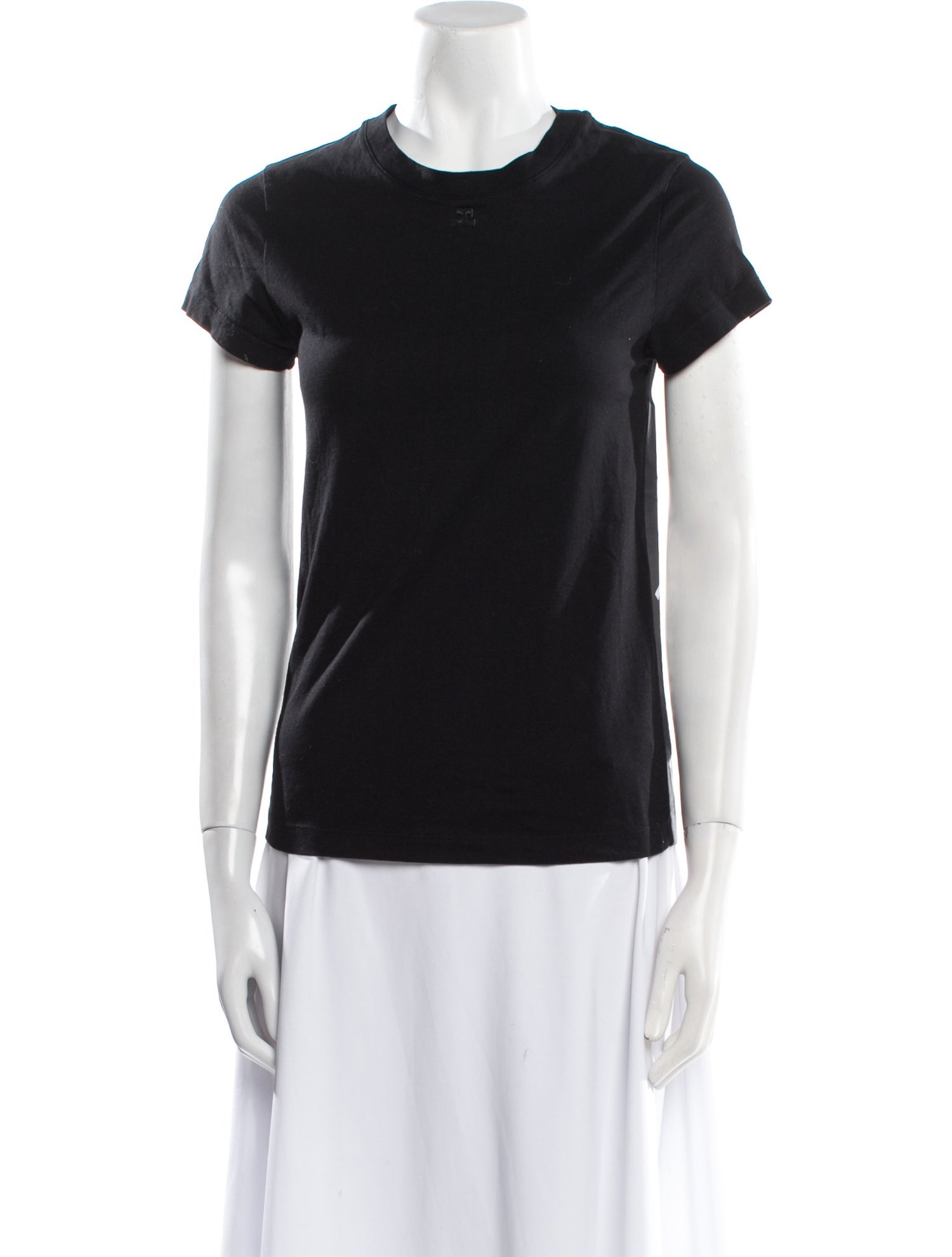 Courrèges Crew Neck Short Sleeve T-Shirt