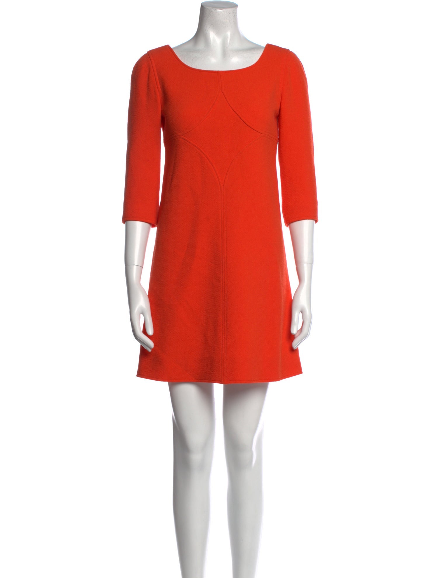 Courrèges Scoop Neck Mini Dress