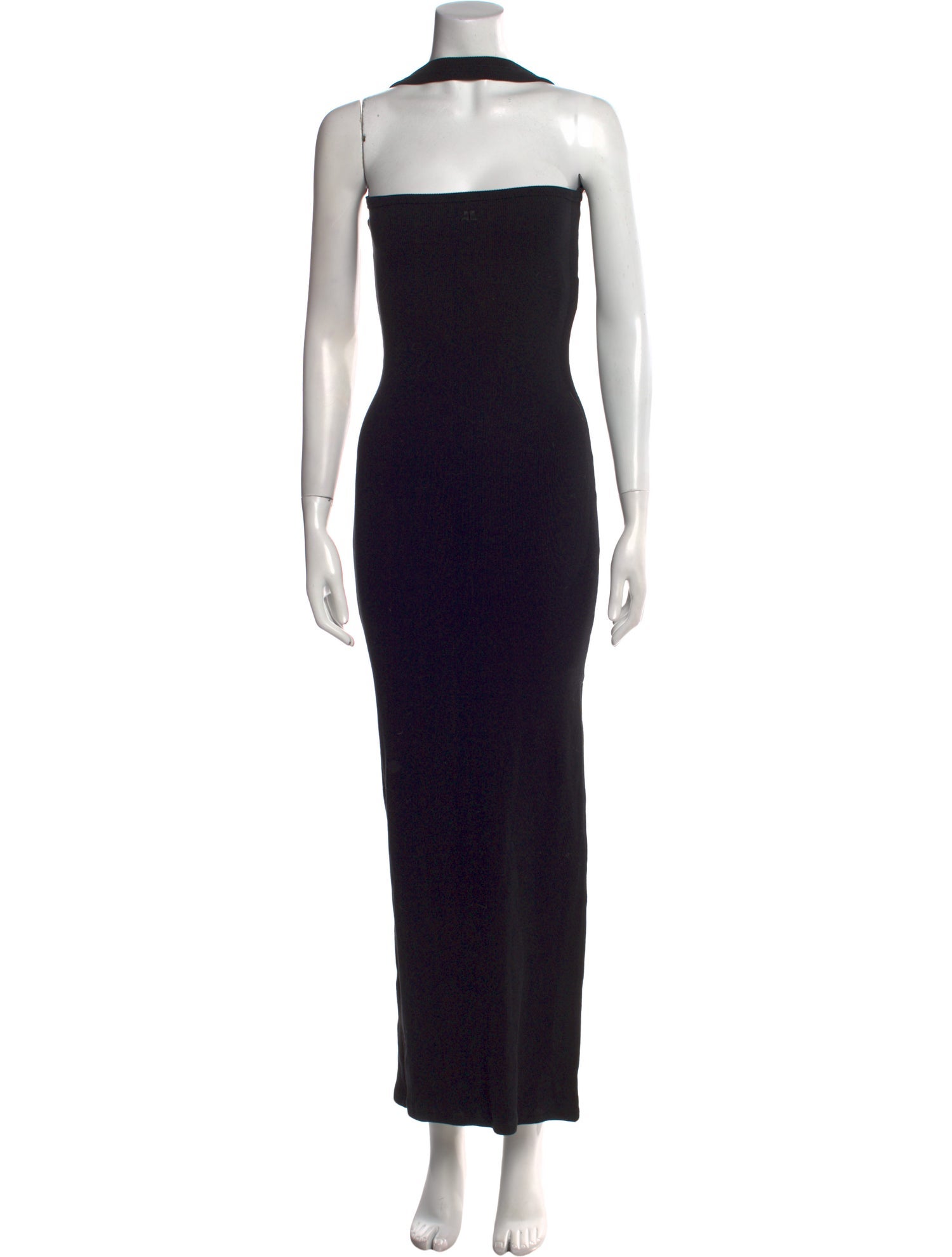 Courrèges Square Neckline Long Dress