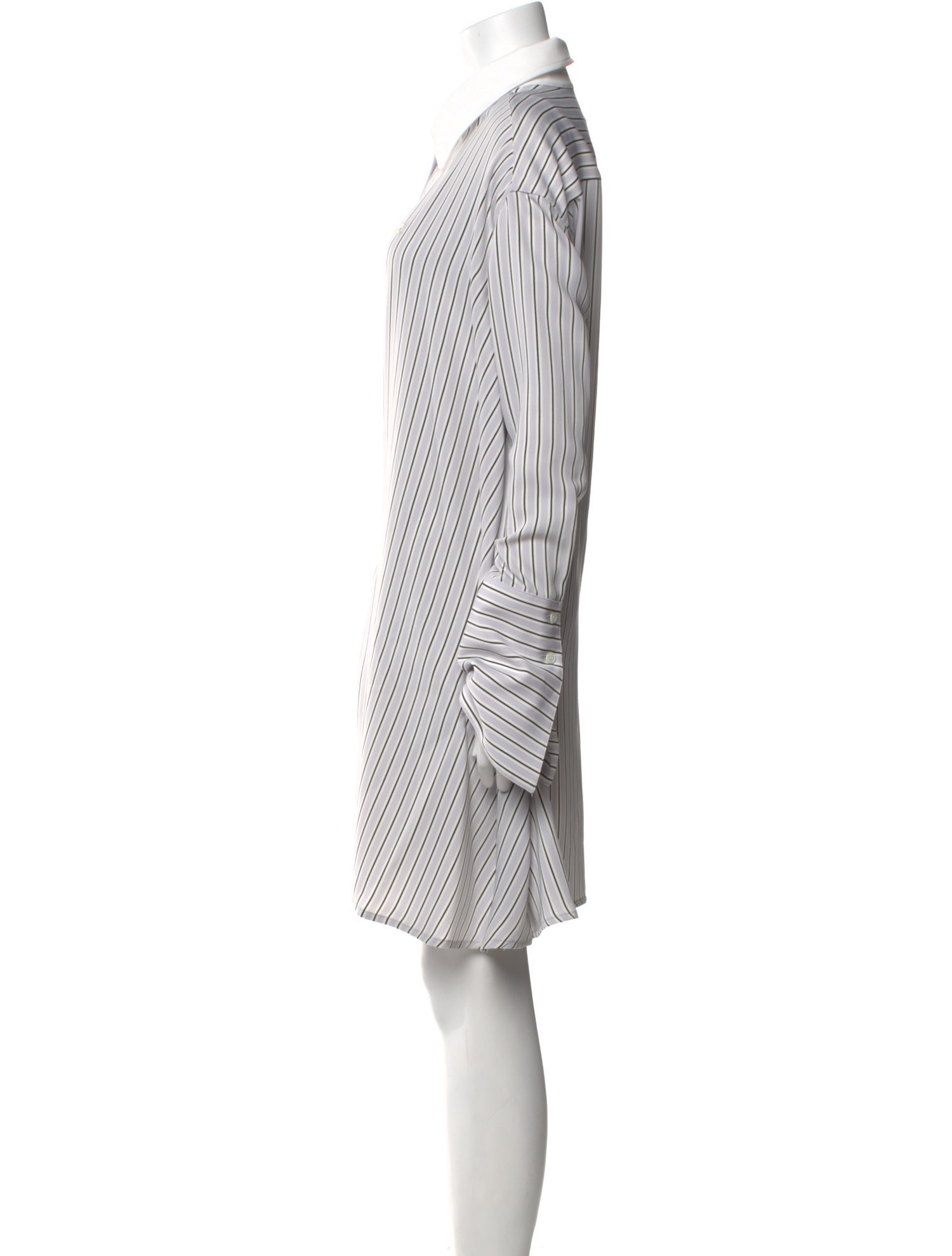 Courrèges Striped Knee-Length Dress
