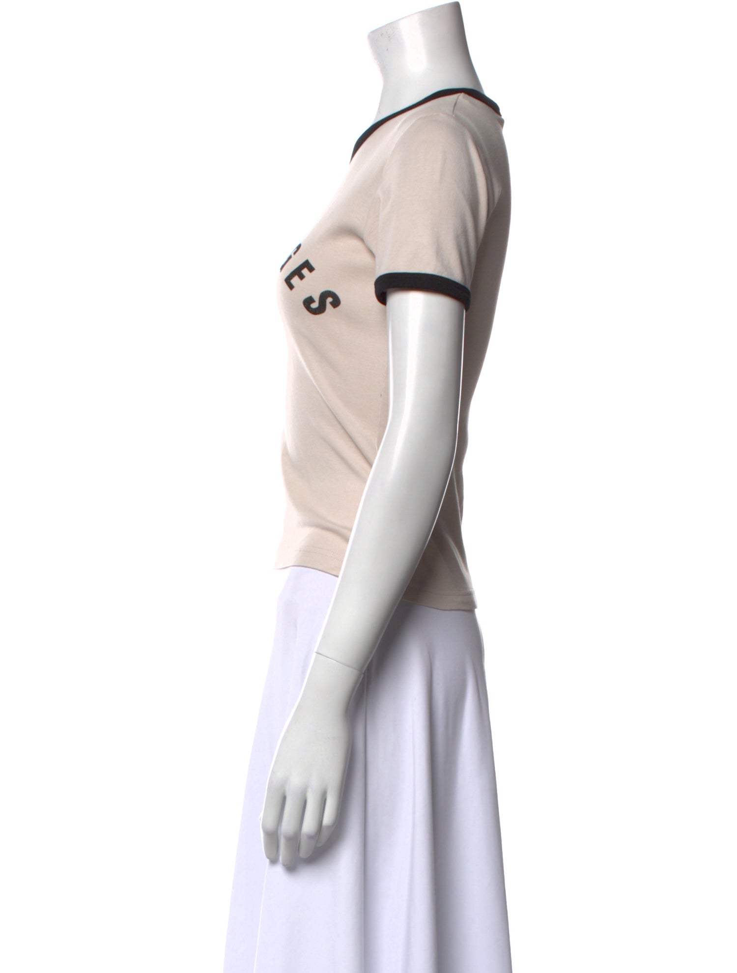 Courrèges Graphic Print Crew Neck T-Shirt