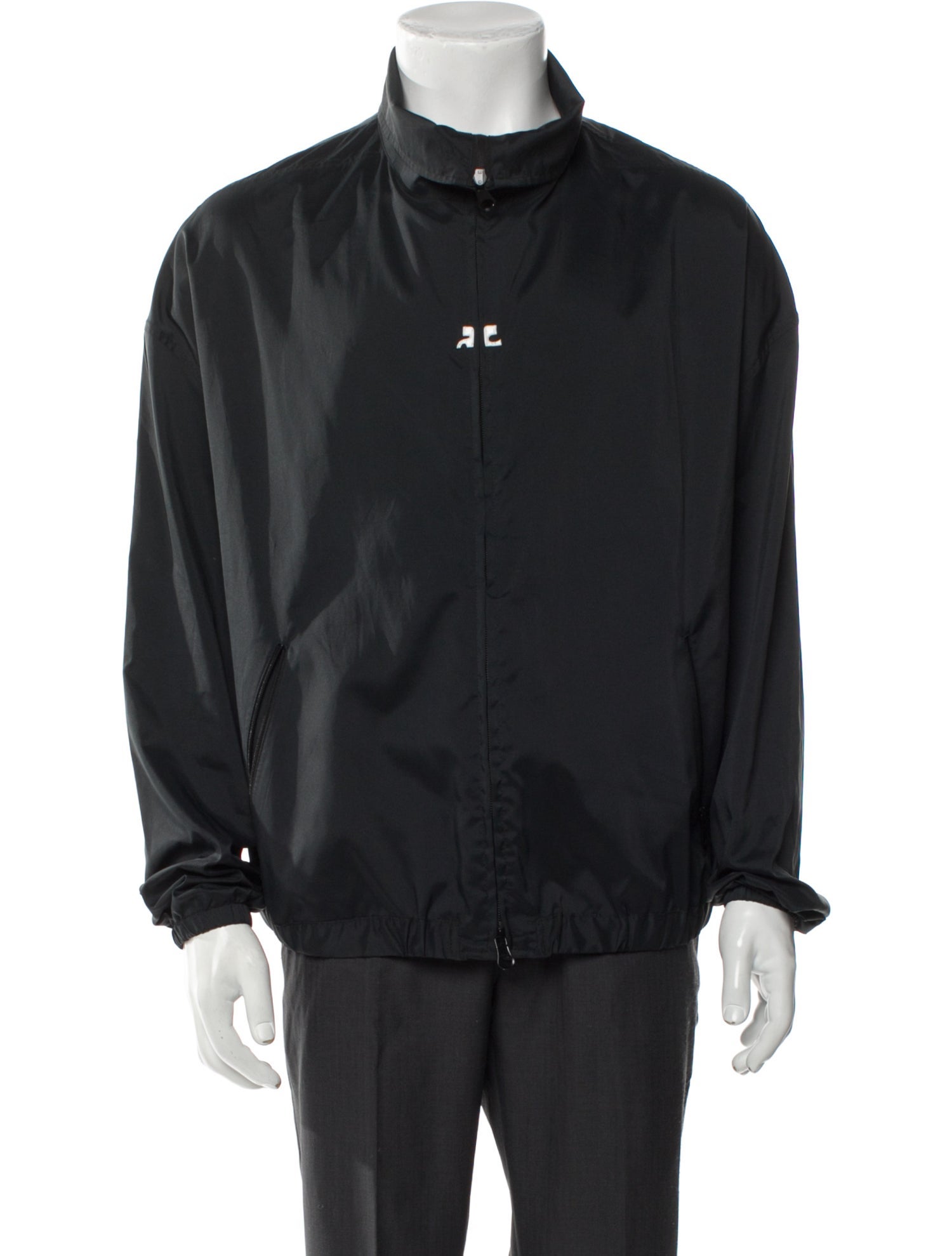 Courrèges Graphic Print Windbreaker