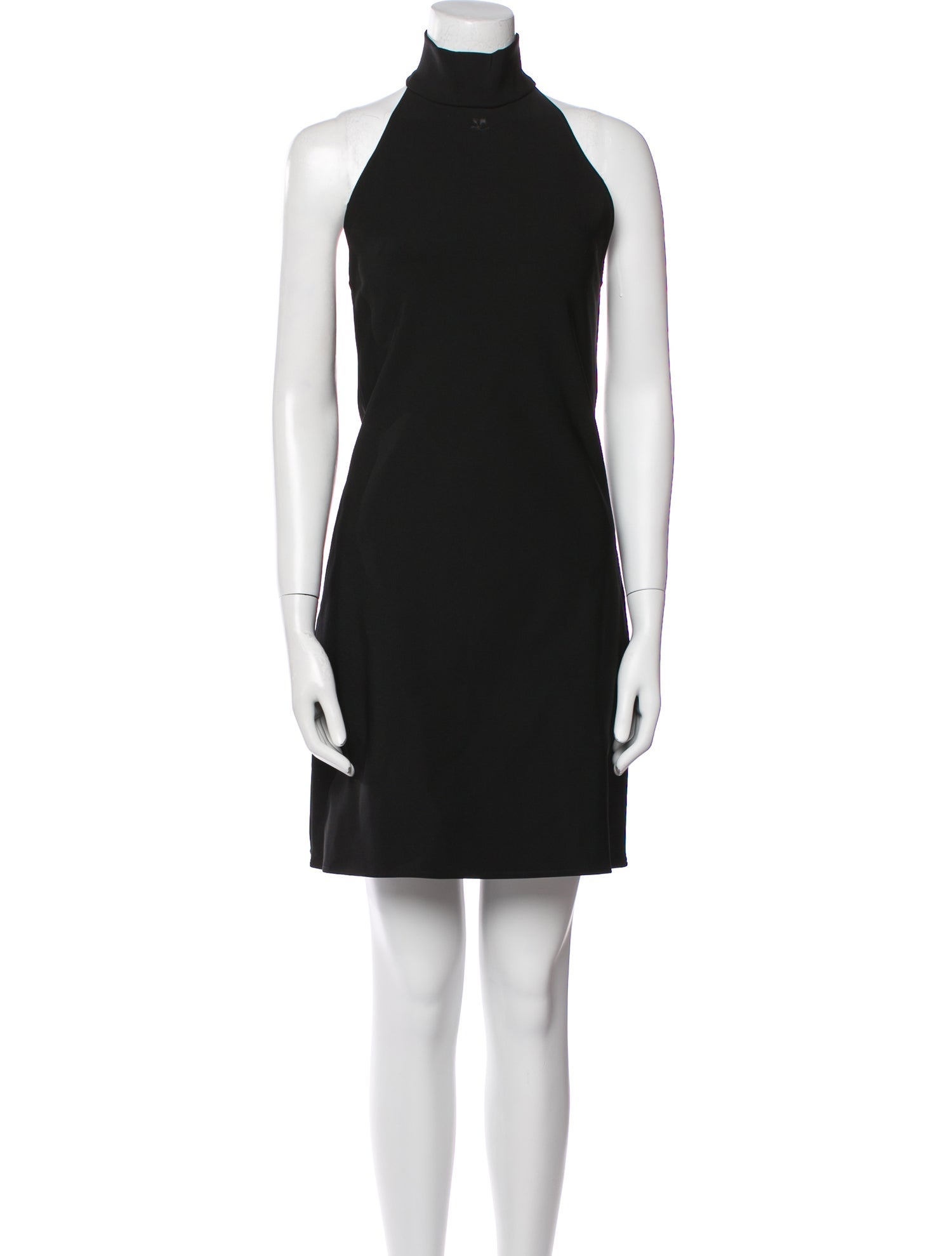 Courrèges Mock Neck Mini Dress