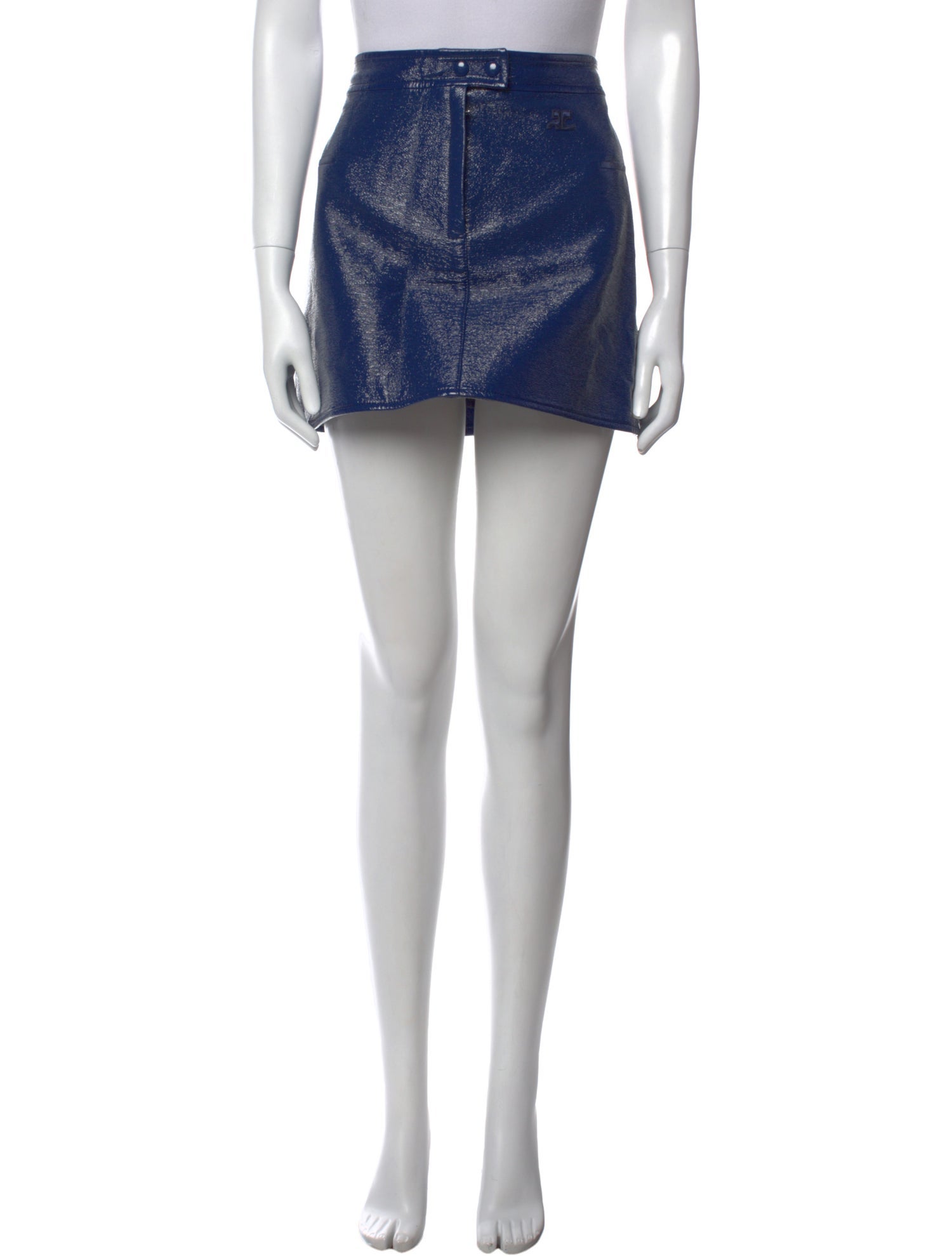 Courrèges Faux Leather Mini Skirt