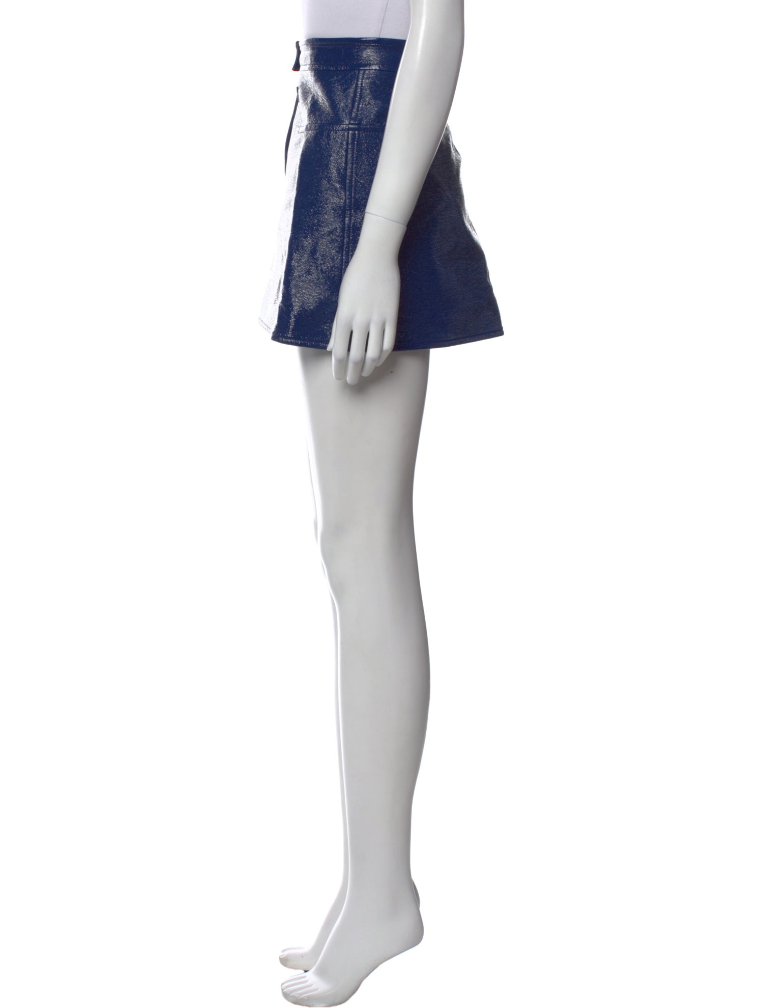 Courrèges Faux Leather Mini Skirt