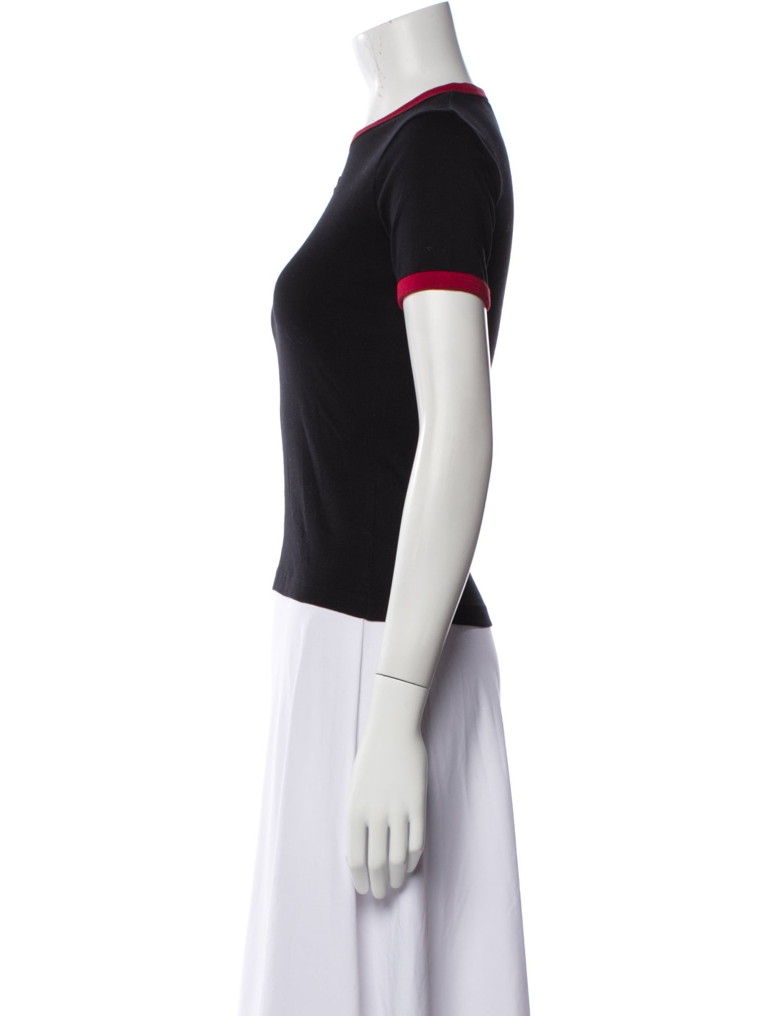 Courrèges Crew Neck Short Sleeve T-Shirt