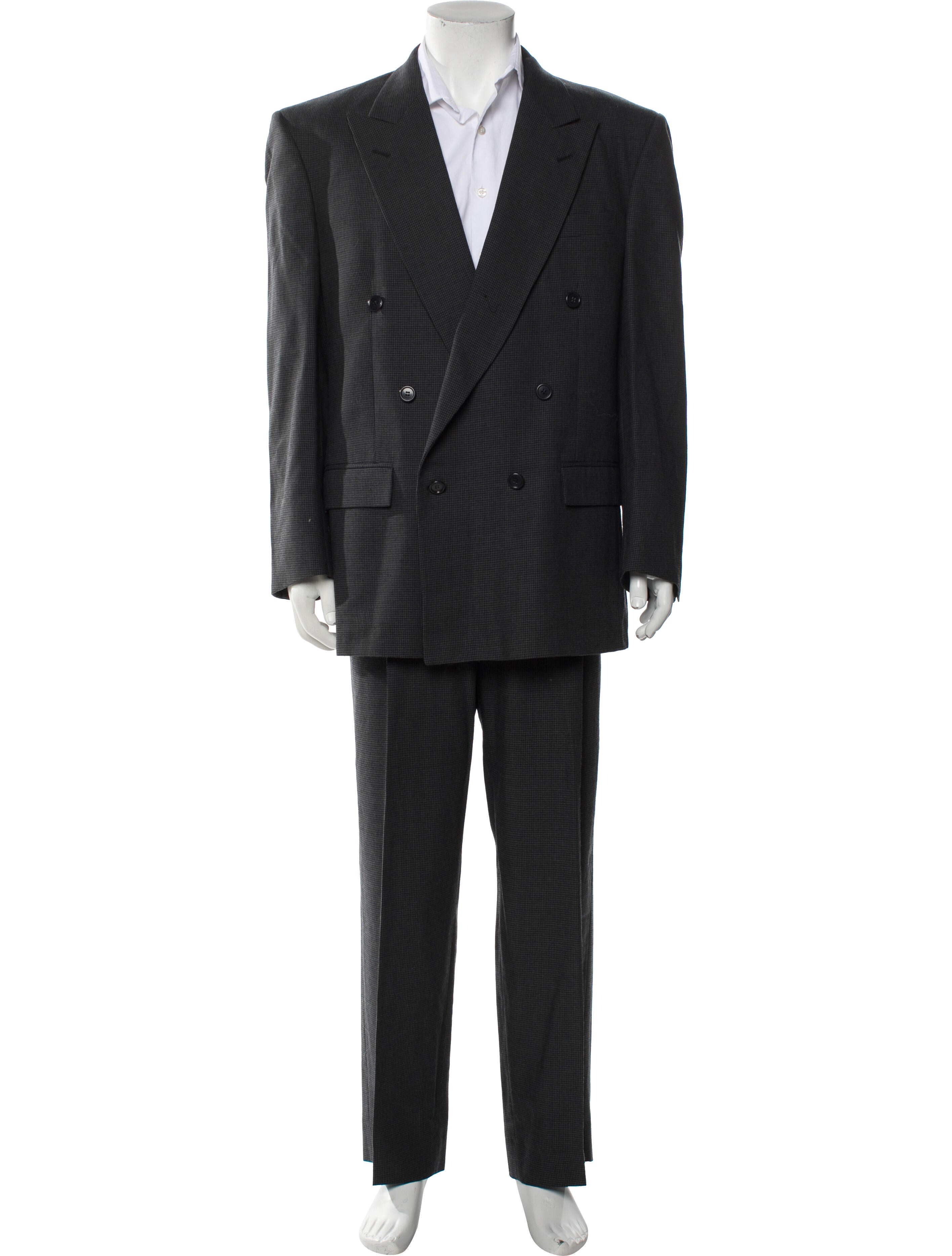 Courrèges Wool Striped Two-Piece Suit