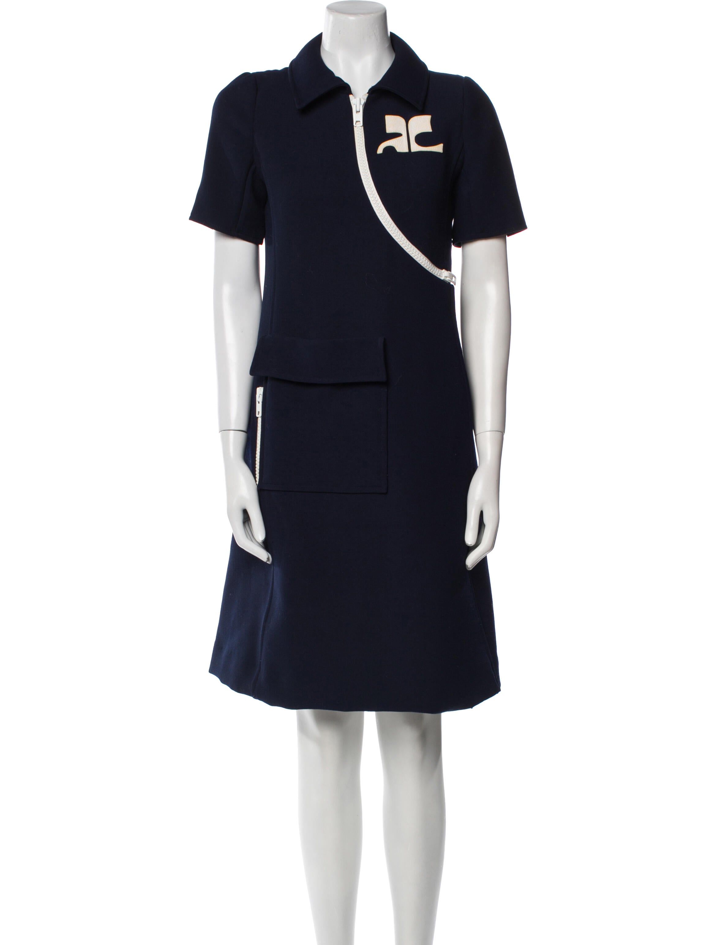 Courrèges Vintage Knee-Length Dress