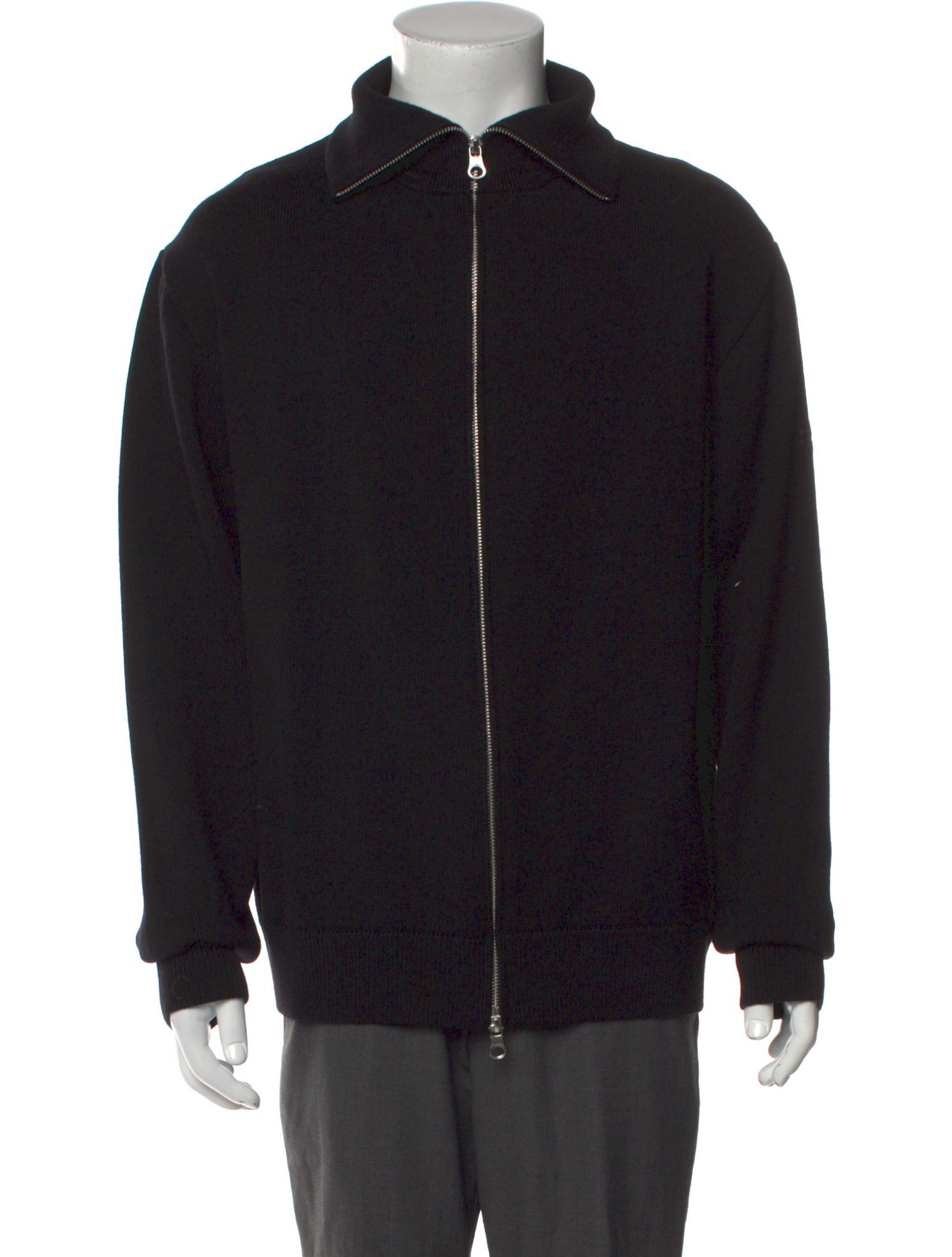 Courrèges Merino Wool Collar Cardigan w/ Tags