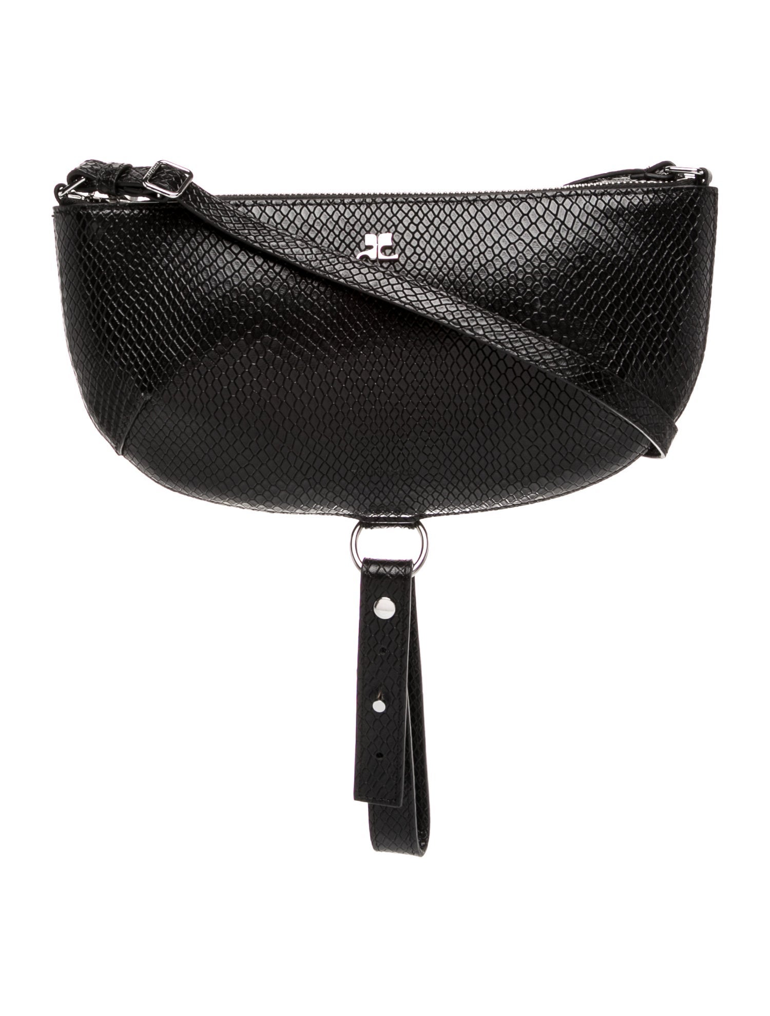 Courrèges Leather Shoulder Bag