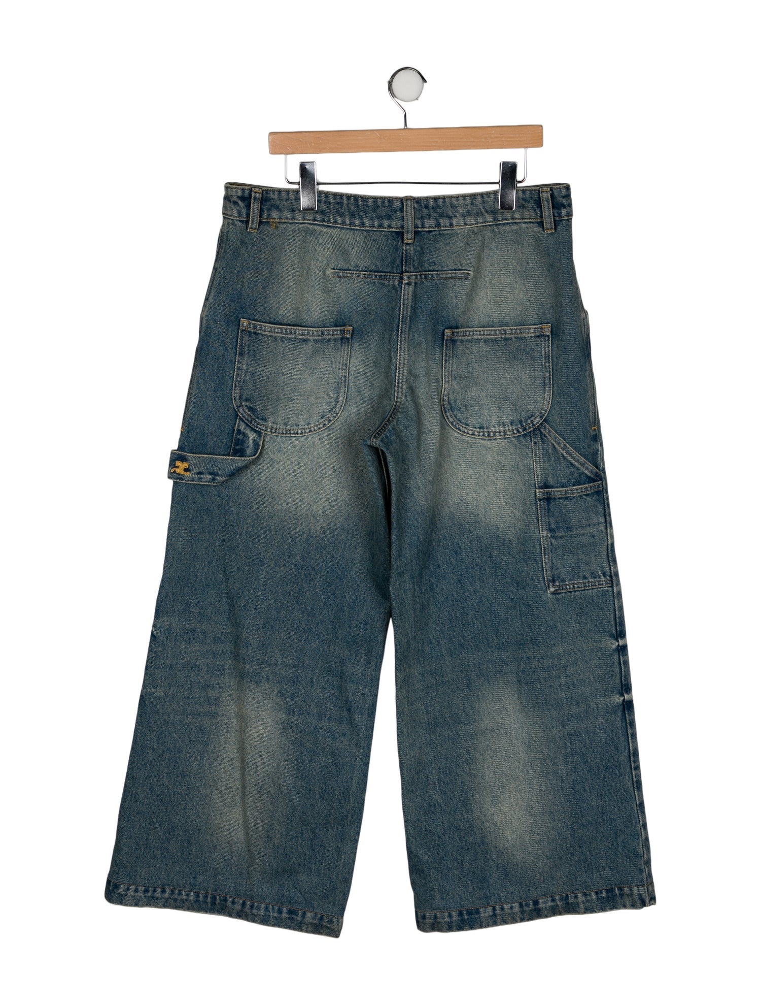 Courrèges High-Rise Wide Leg Jeans