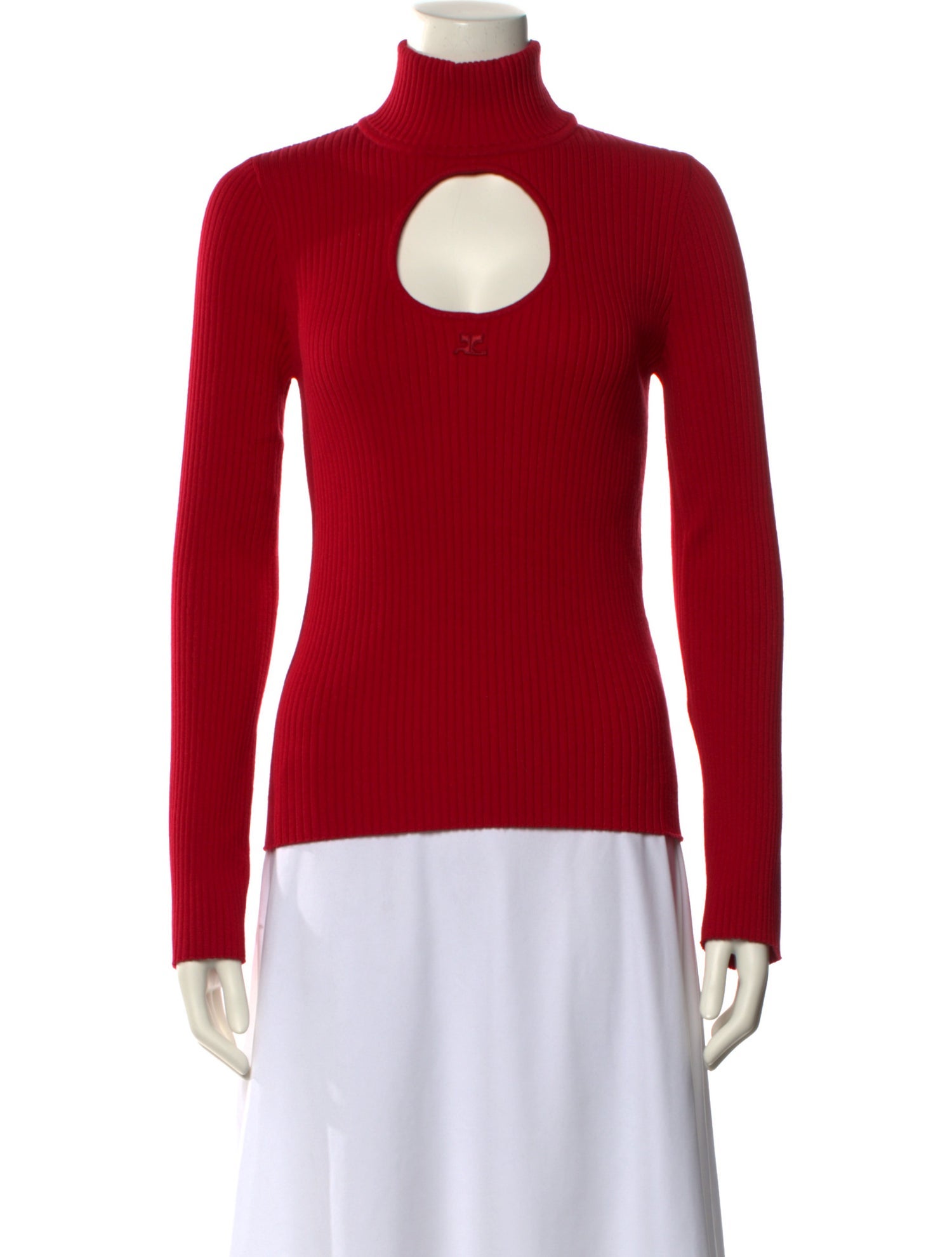 Courrèges Turtleneck Long Sleeve Top