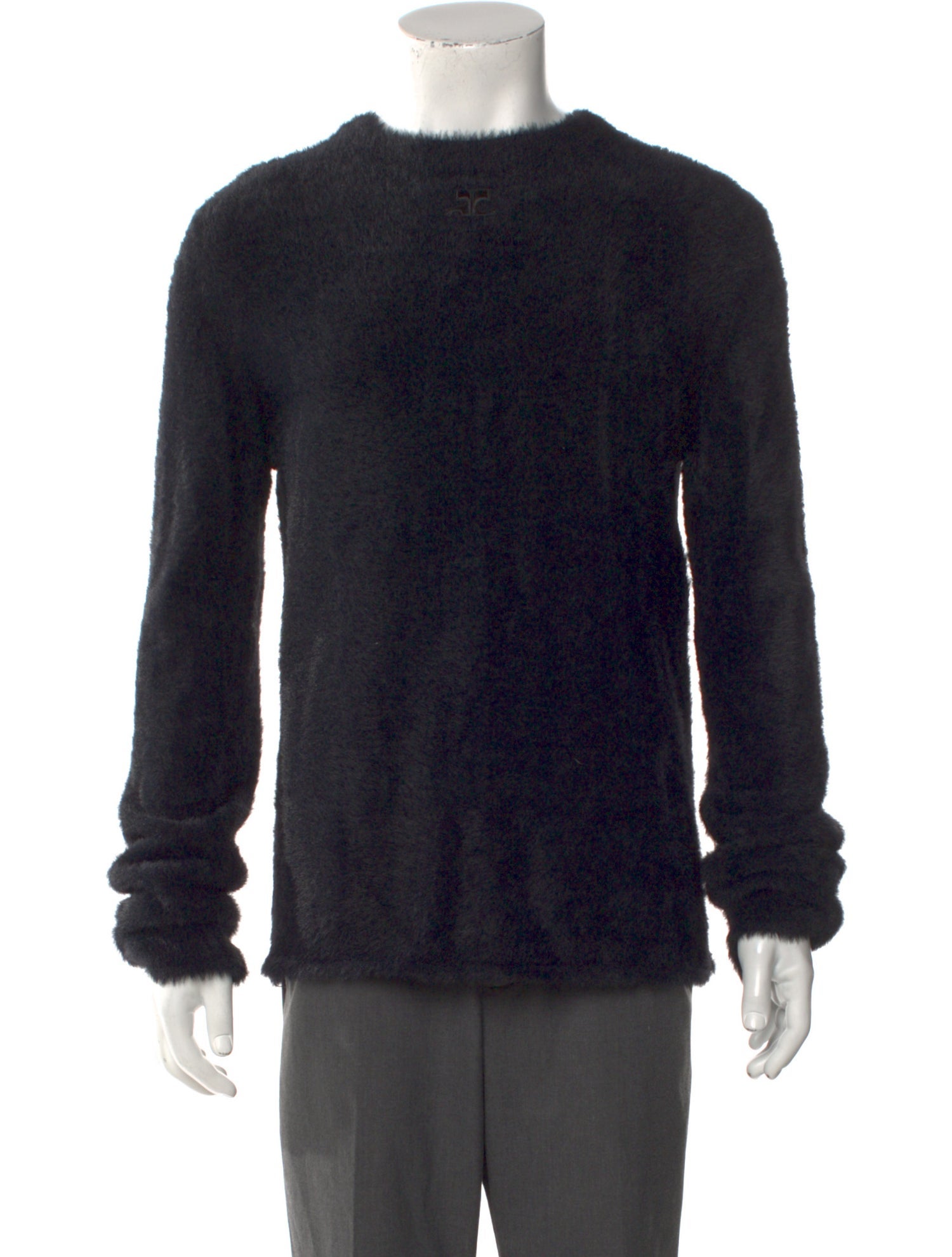 Courrèges Crew Neck Long Sleeve Pullover