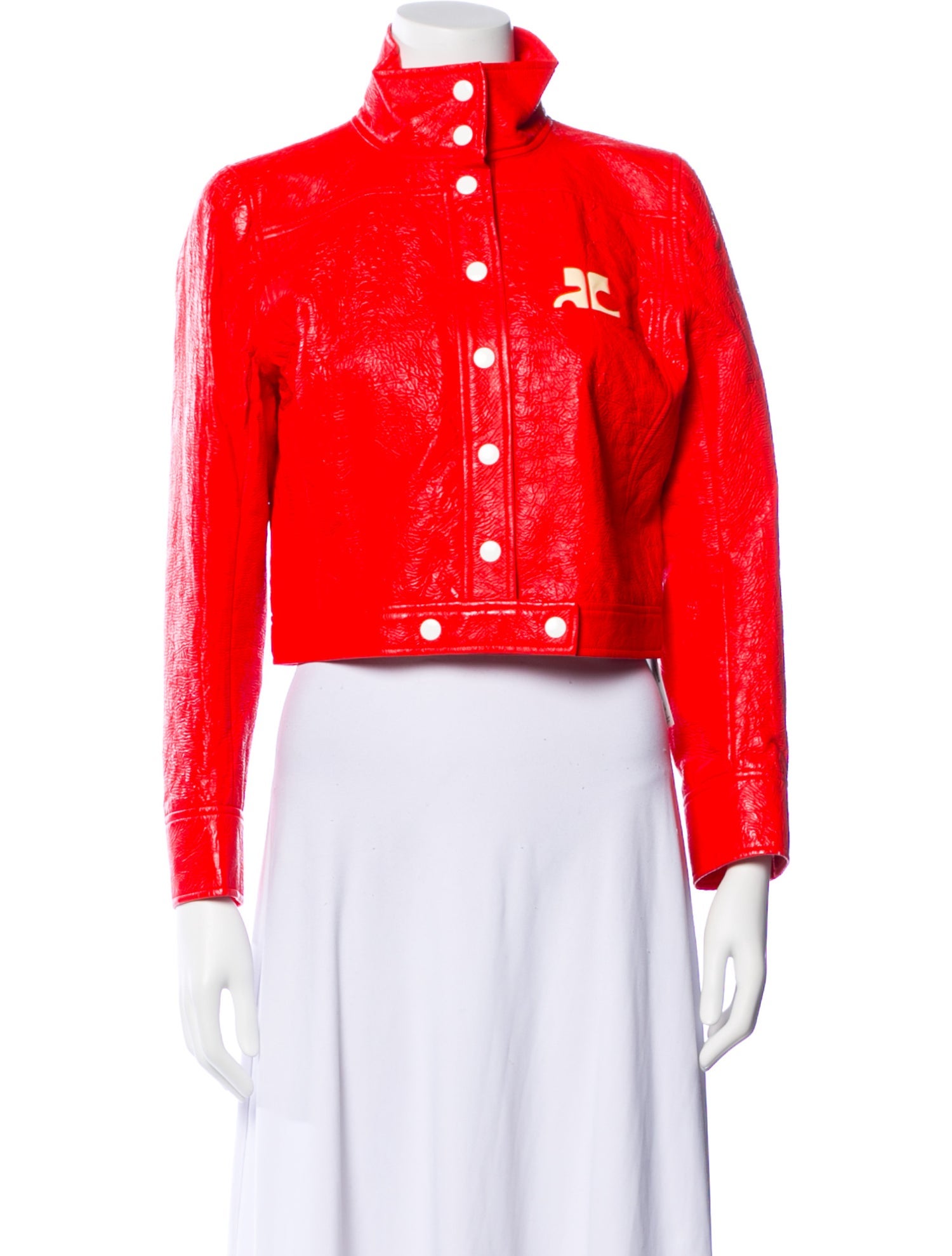 Courrèges Graphic Print Evening Jacket