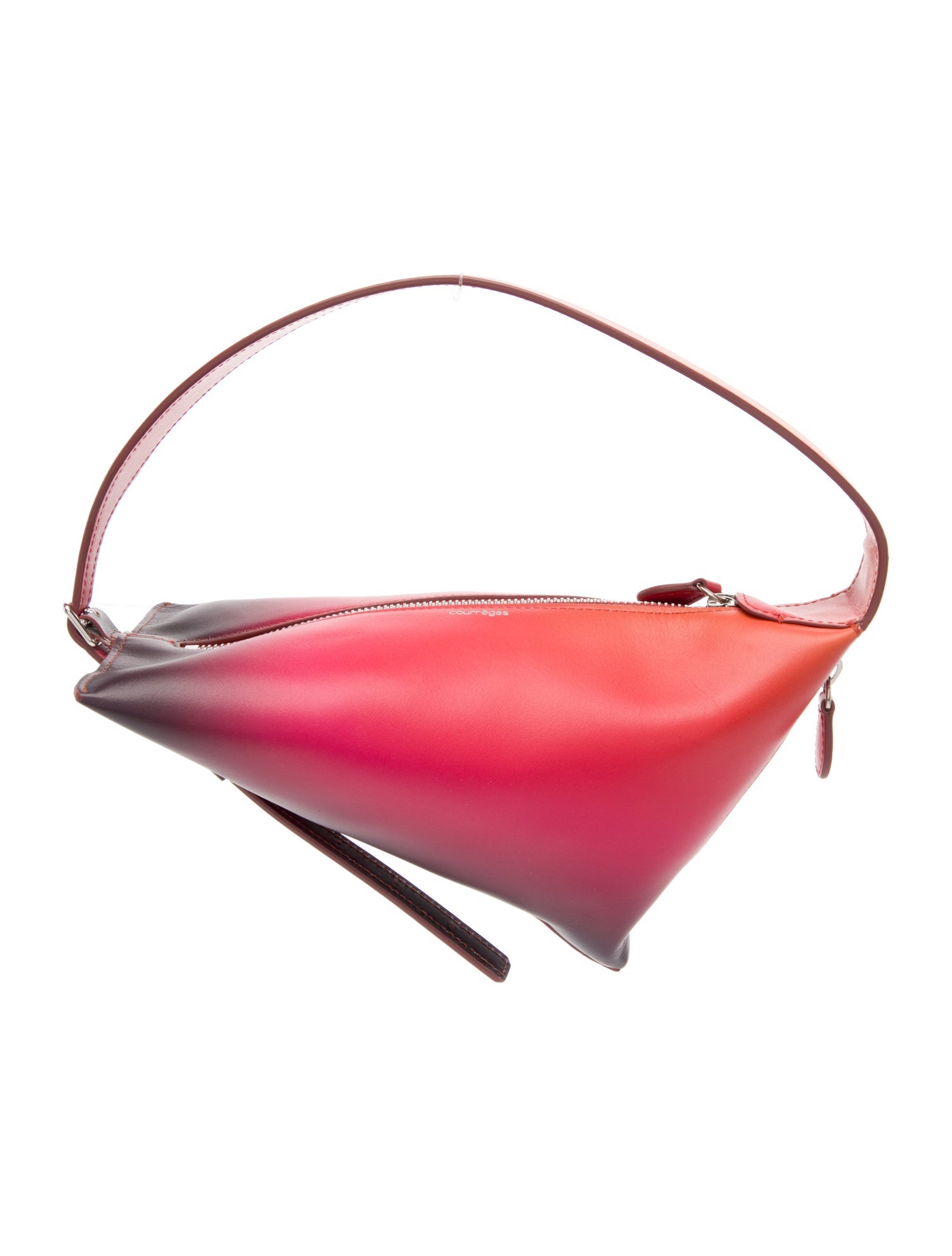 Courrèges Leather Top Handle Bag