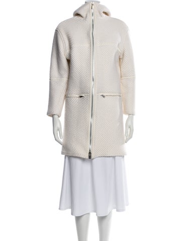 Pre-owned Courrèges Coat In White