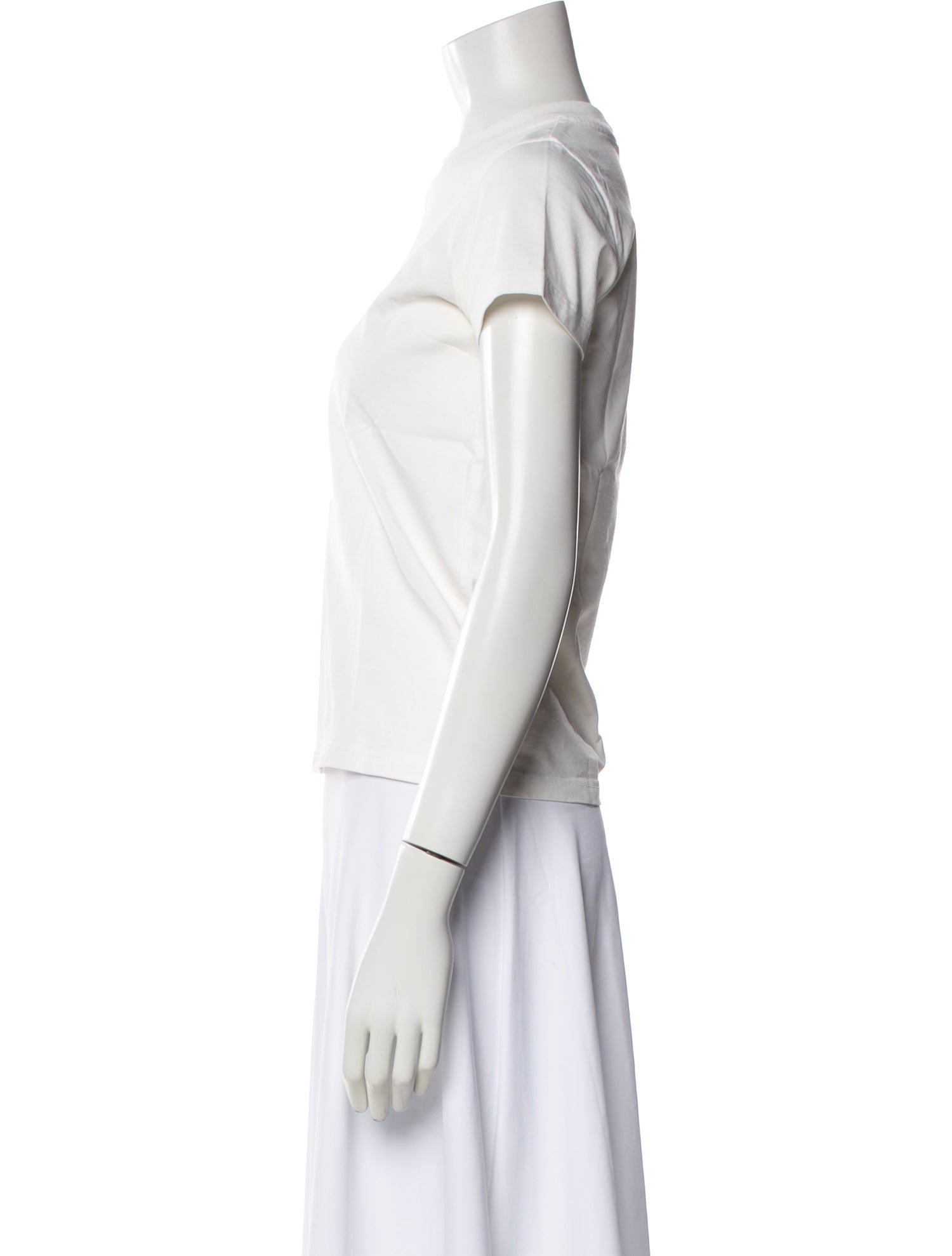 Courrèges Crew Neck Short Sleeve T-Shirt