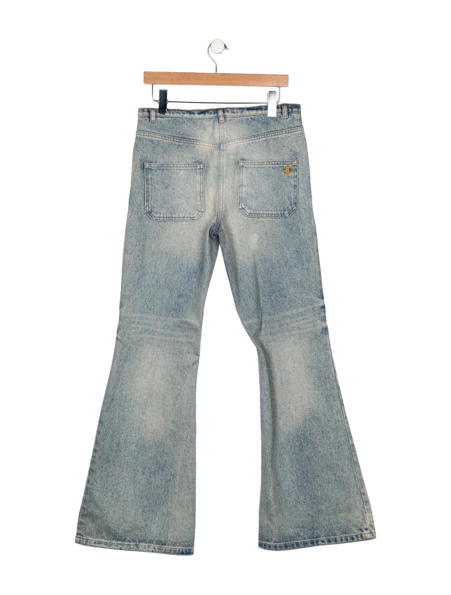 Courrèges Mid-Rise Wide Leg Jeans
