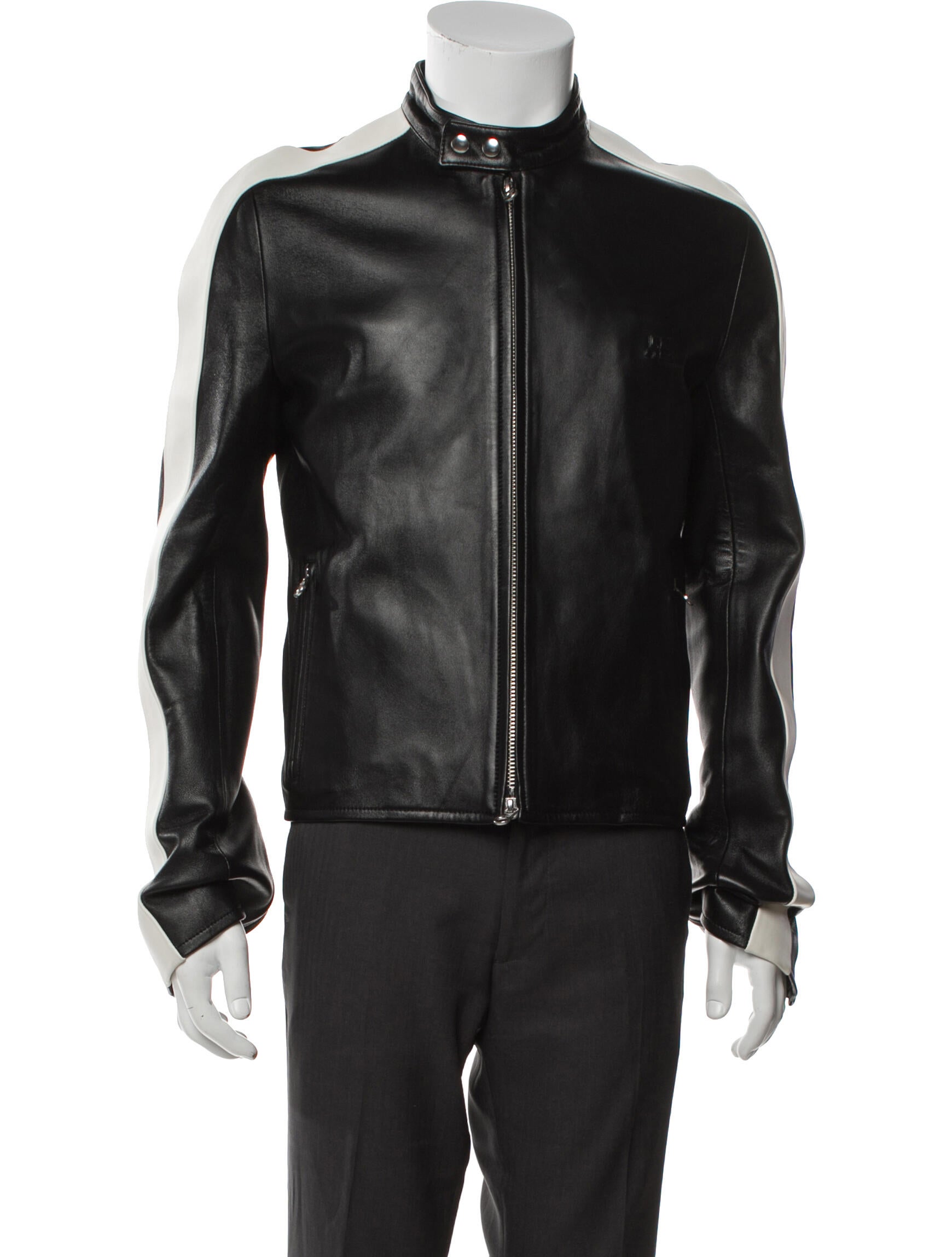 Courrèges Leather Moto Jacket w/ Tags