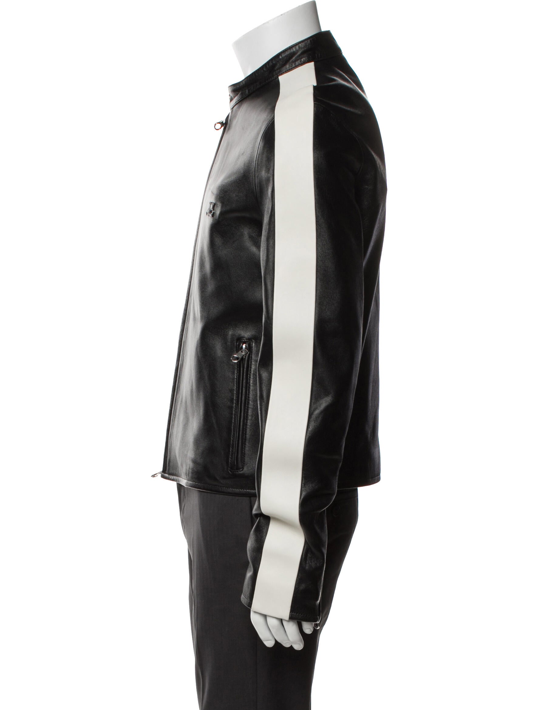 Courrèges Leather Moto Jacket w/ Tags