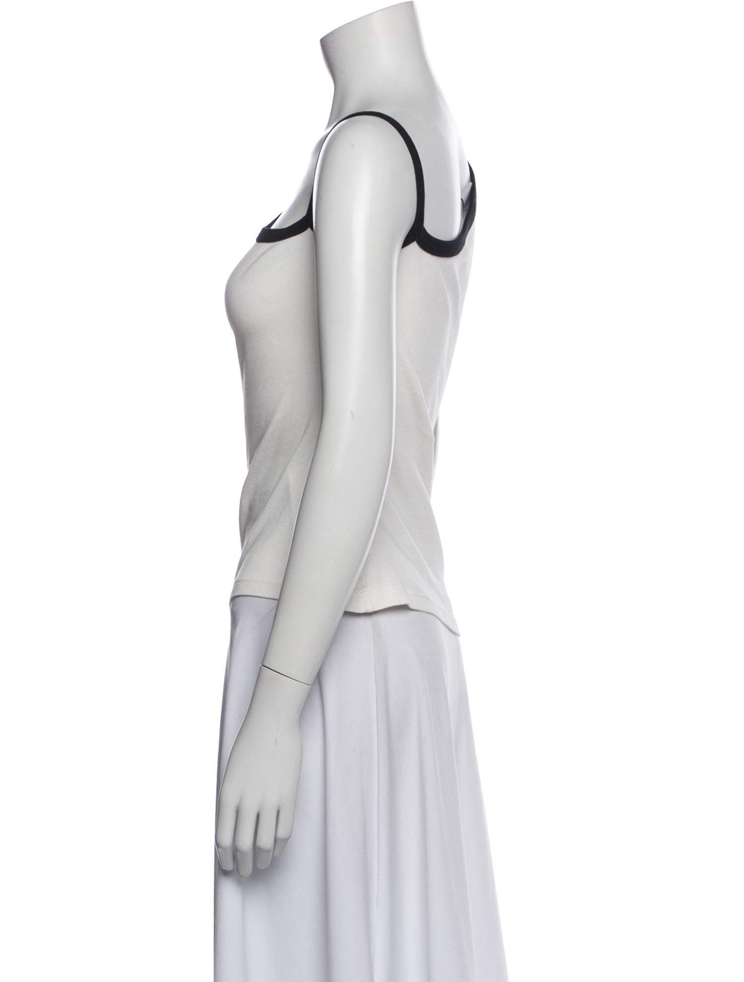 Courrèges Asymmetrical Sleeveless Top