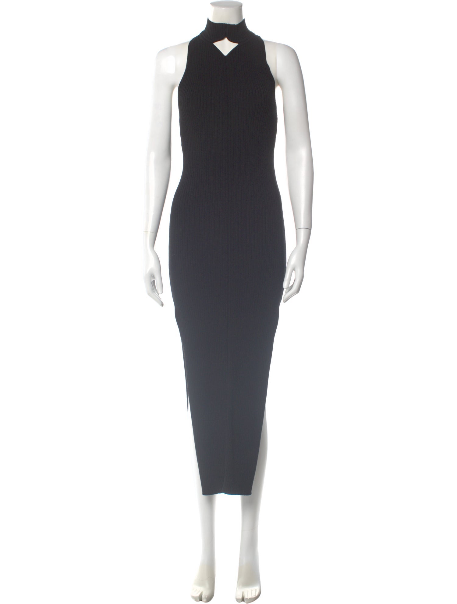 Courrèges Mock Neck Long Dress