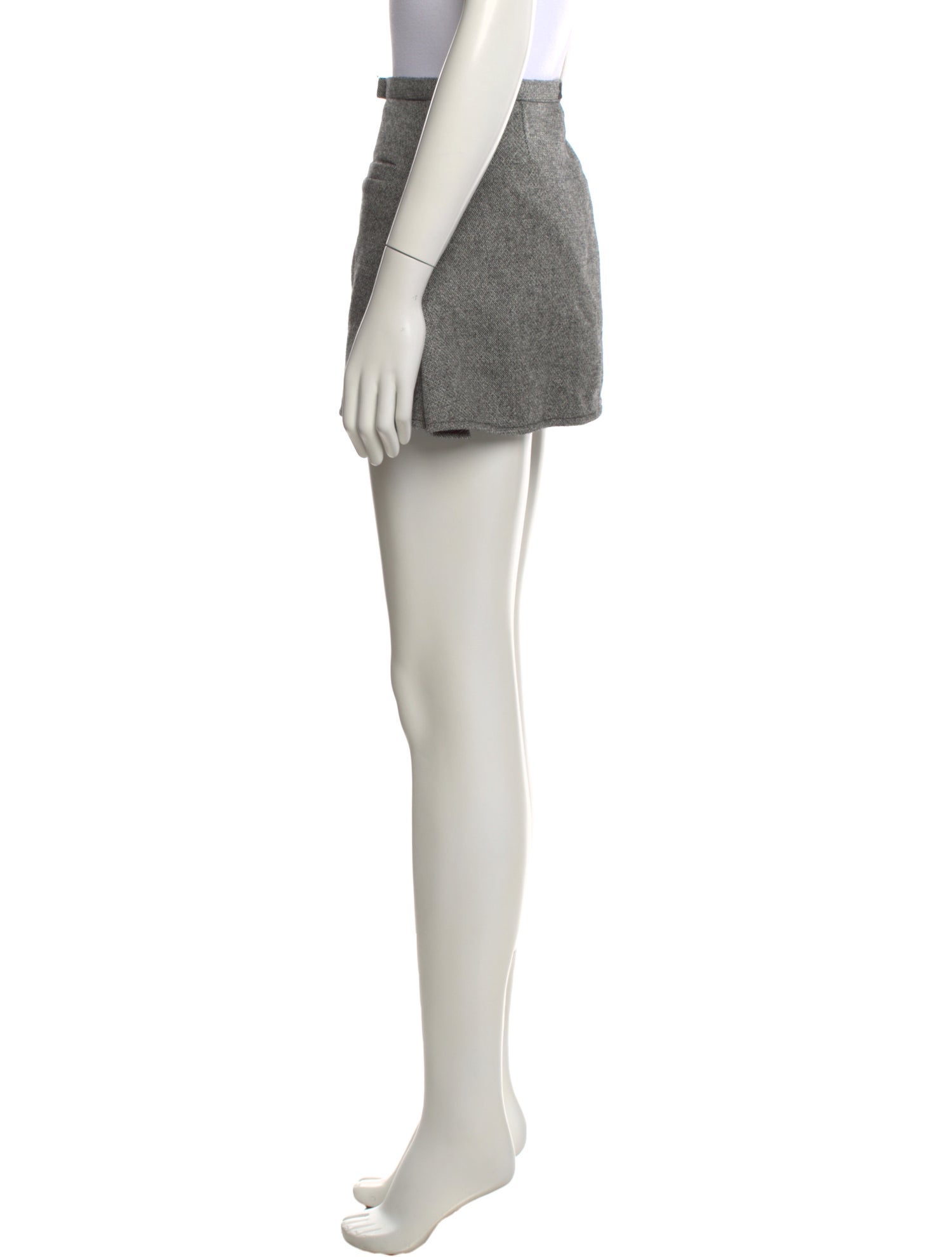 Courrèges Wool Mini Skirt