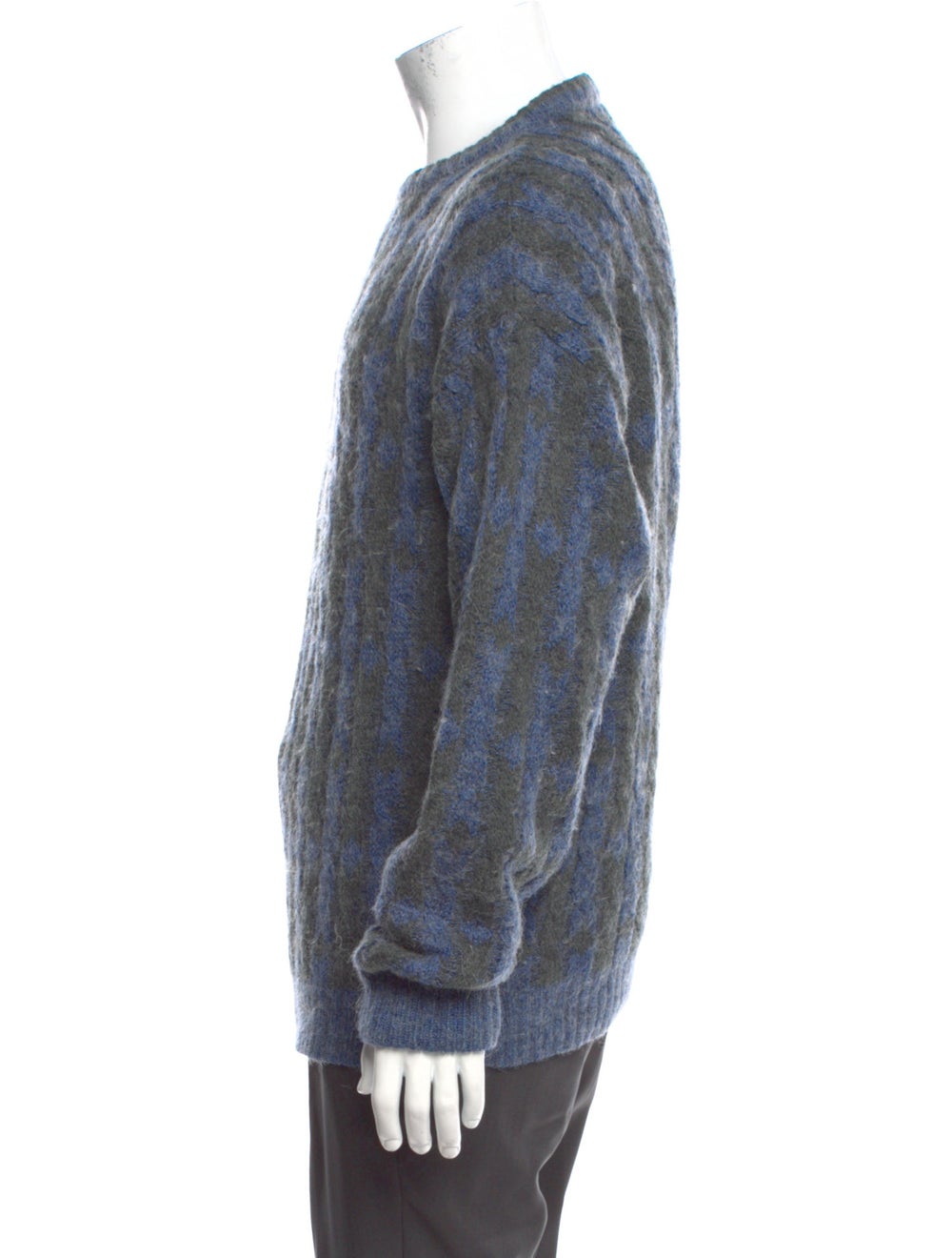 Courrèges Tweed Pattern Crew Neck Pullover - image 2