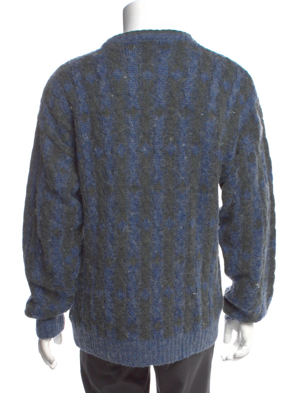 Courrèges Tweed Pattern Crew Neck Pullover - image 3