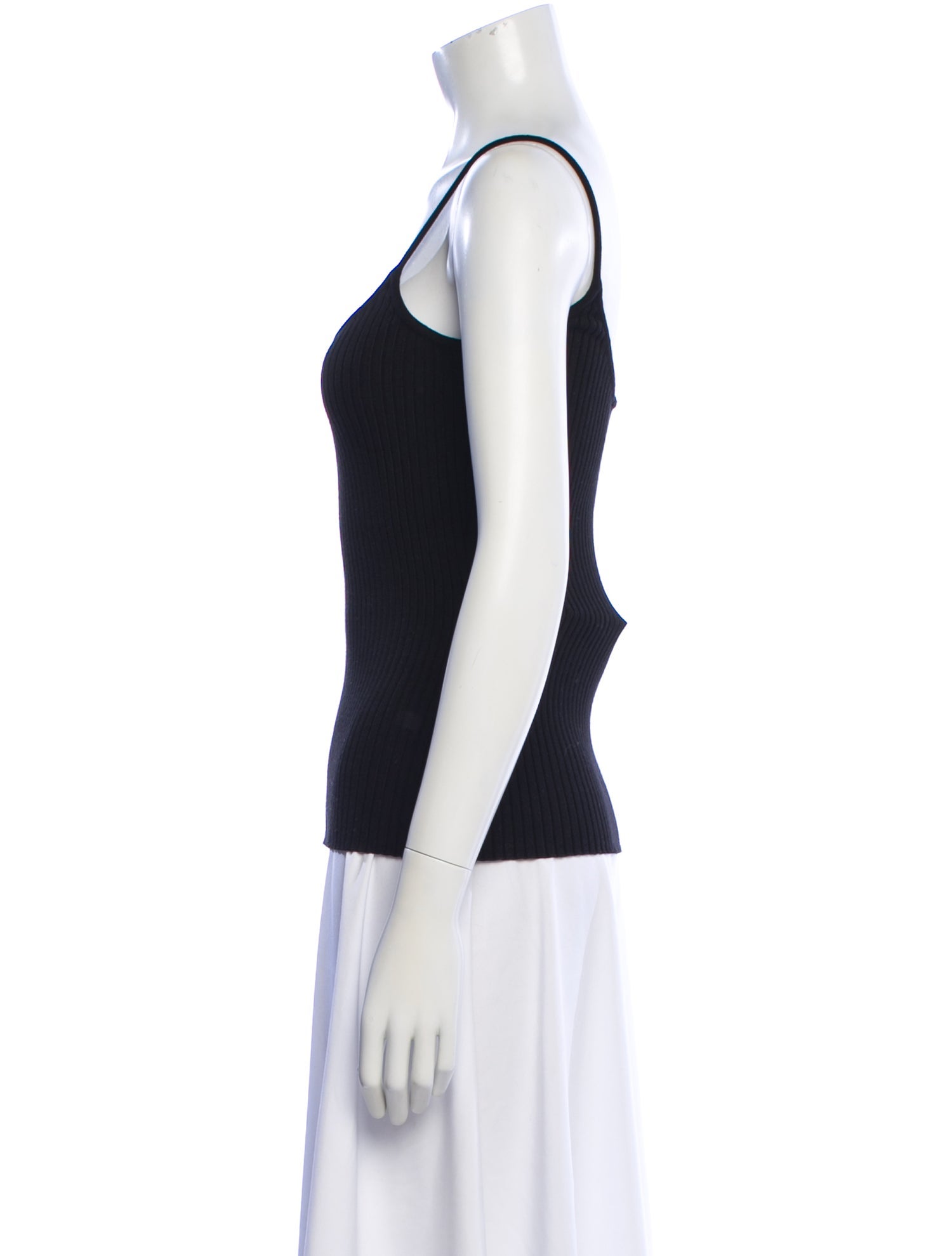 Courrèges Scoop Neck Sleeveless Top