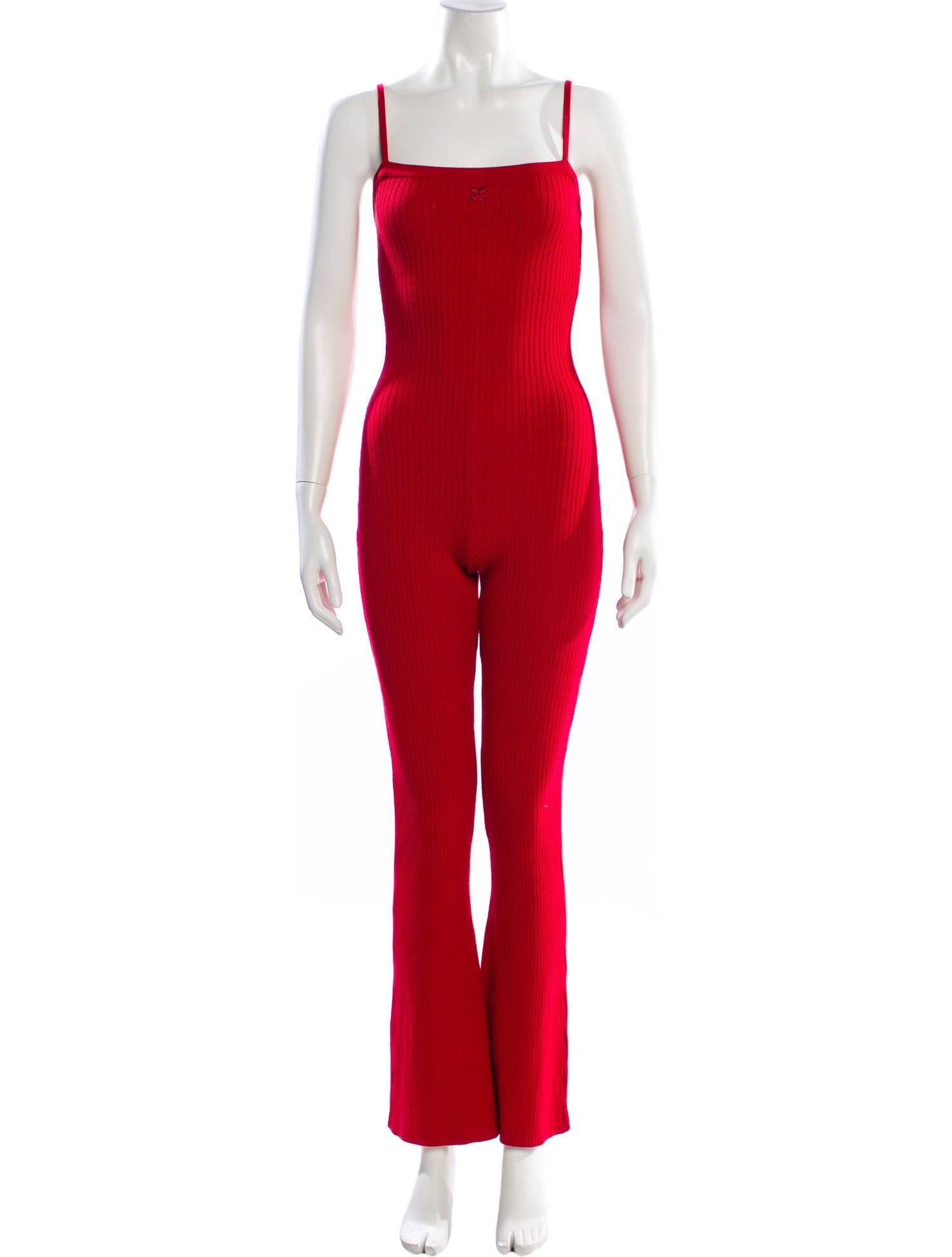 Courrèges Square Neckline Jumpsuit