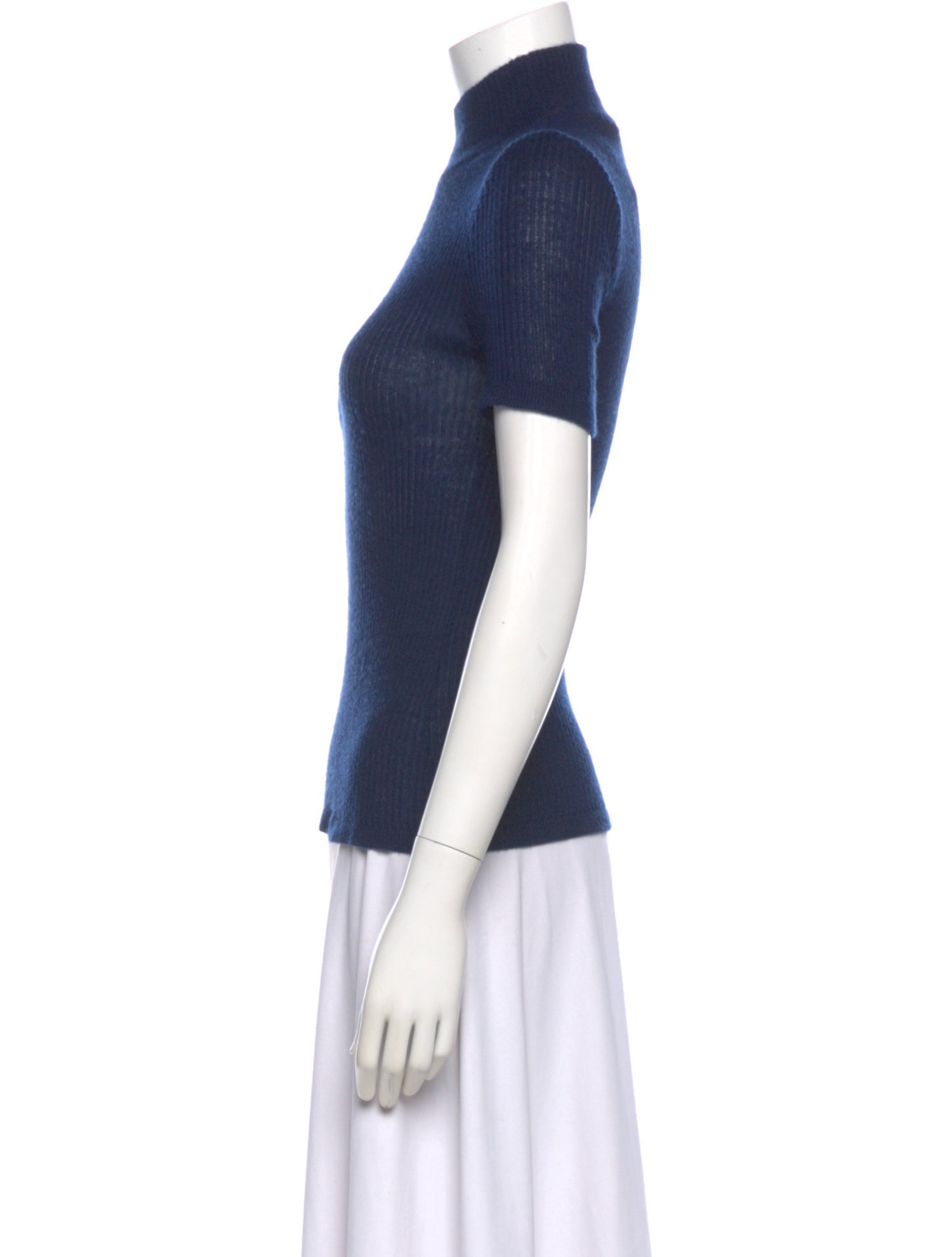 Courrèges Turtleneck Short Sleeve Top