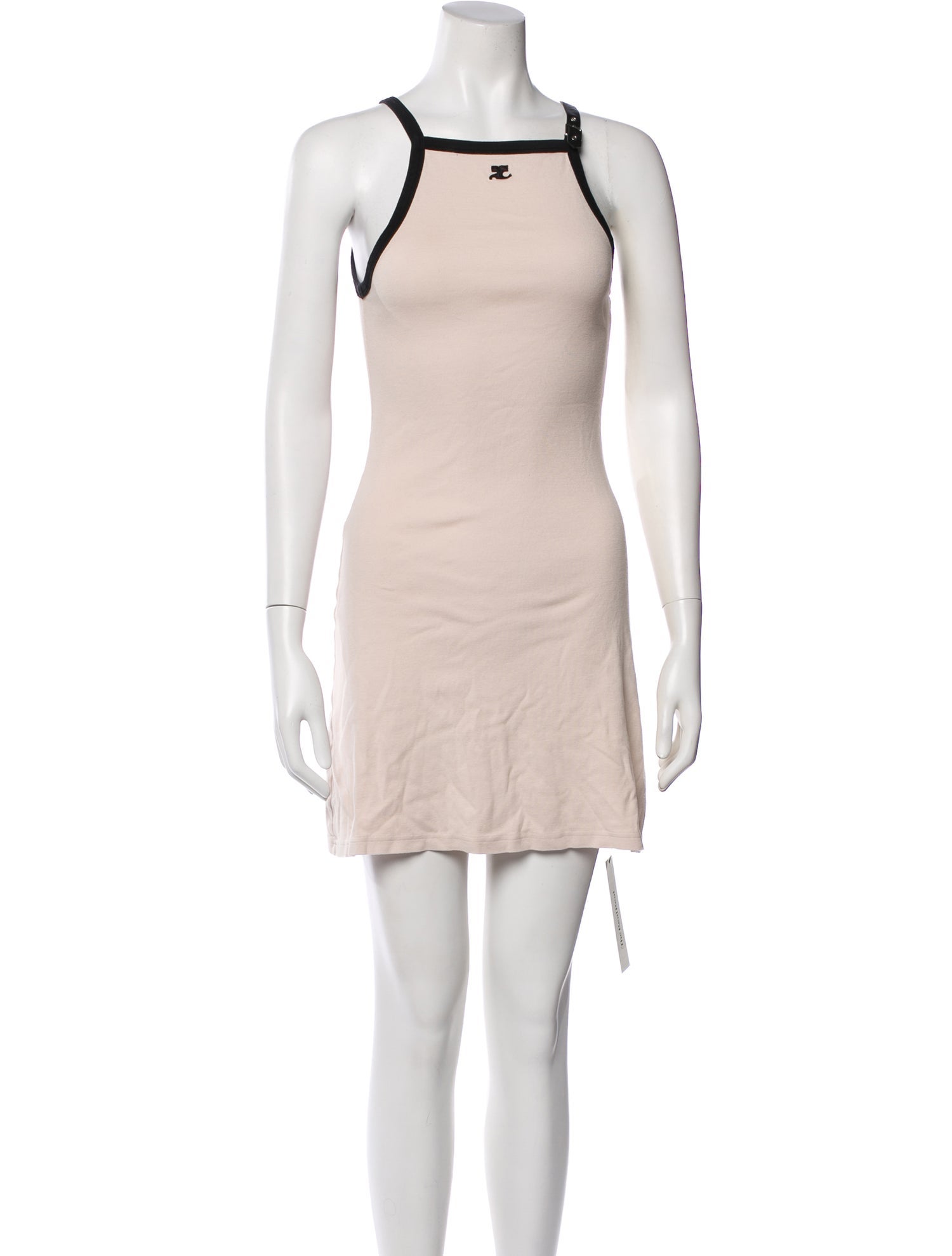 Courrèges Square Neckline Mini Dress