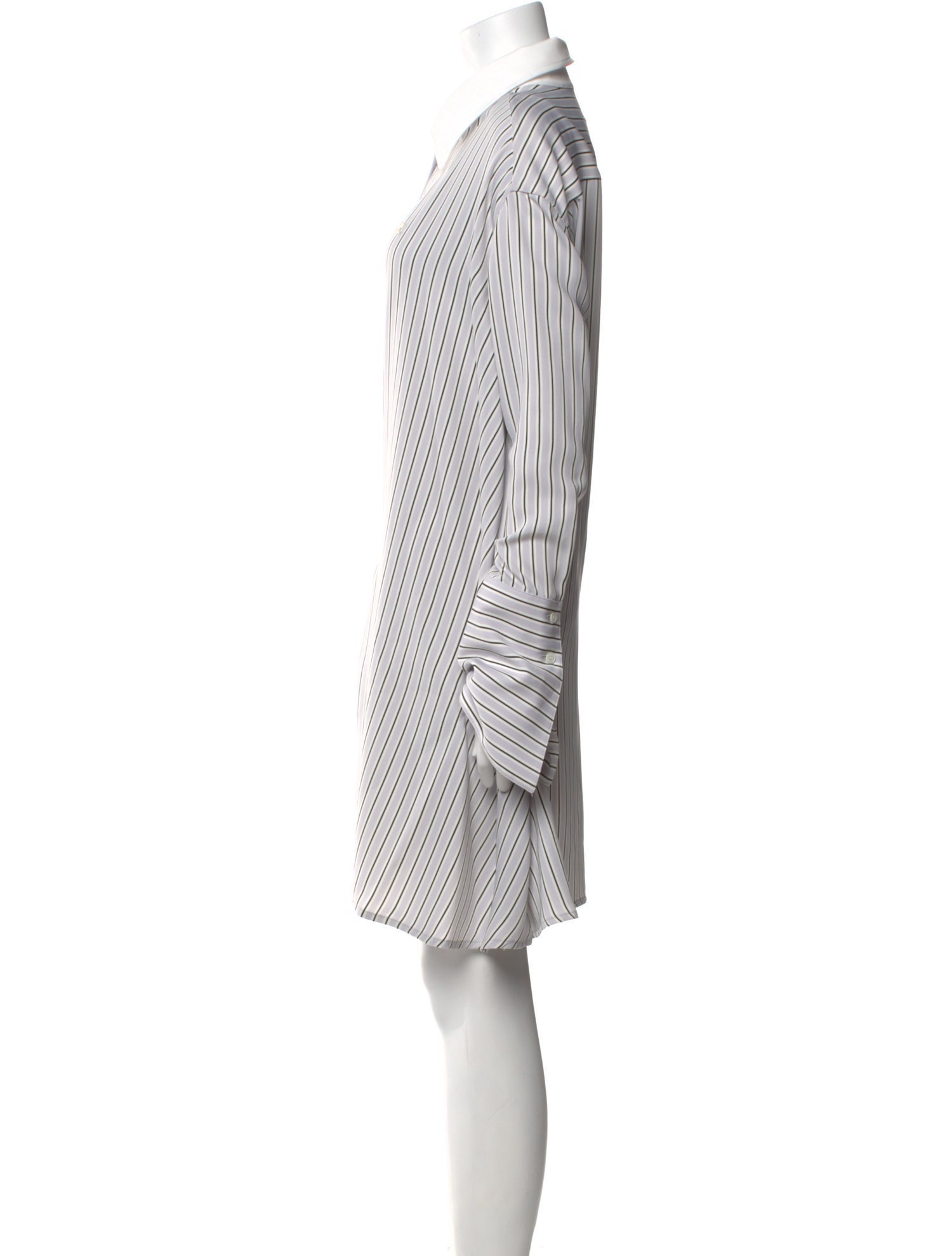 Courrèges Striped Knee-Length Dress