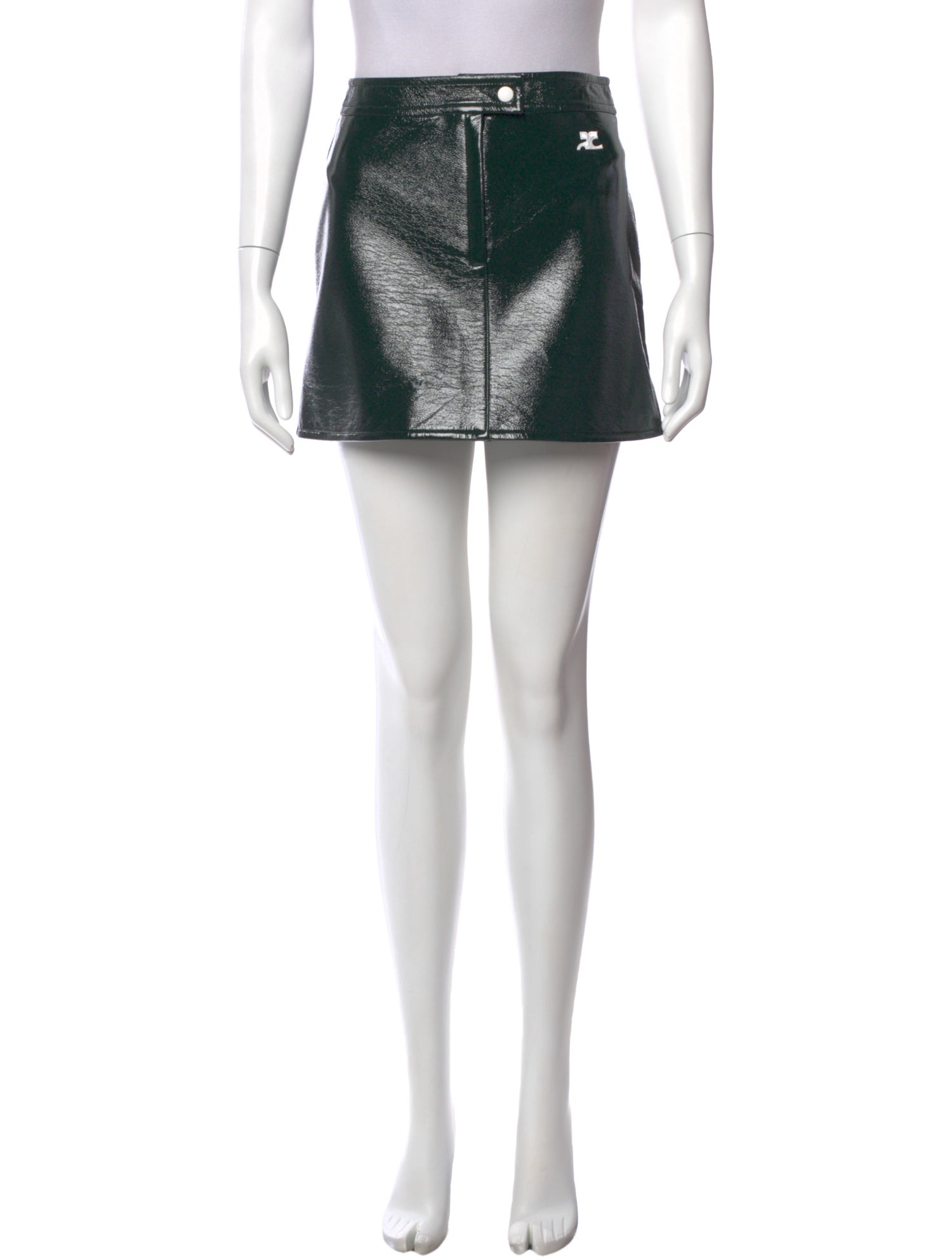 Courrèges Embroidered Accent Mini Skirt w/ Tags