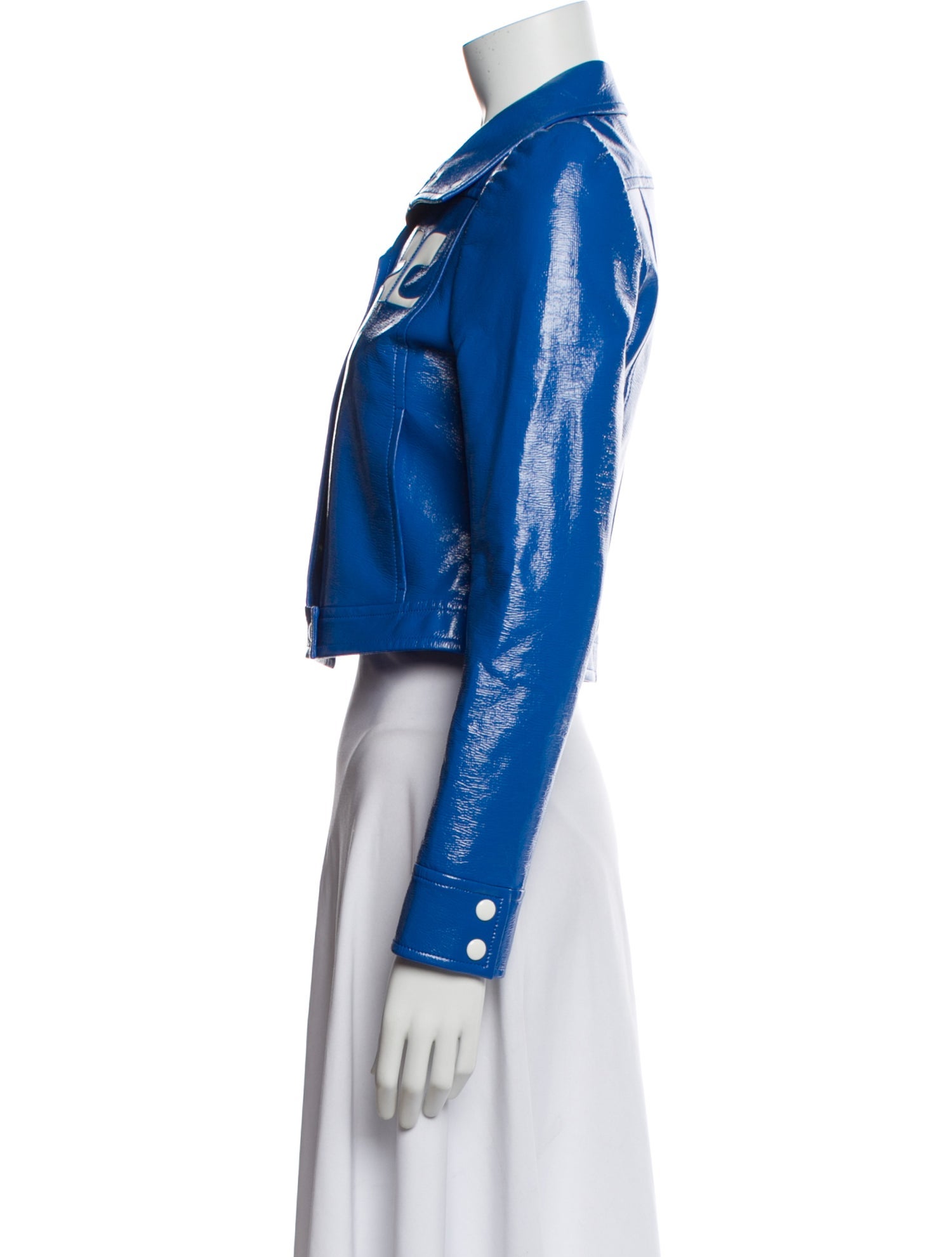 Courrèges Faux Leather Biker Jacket