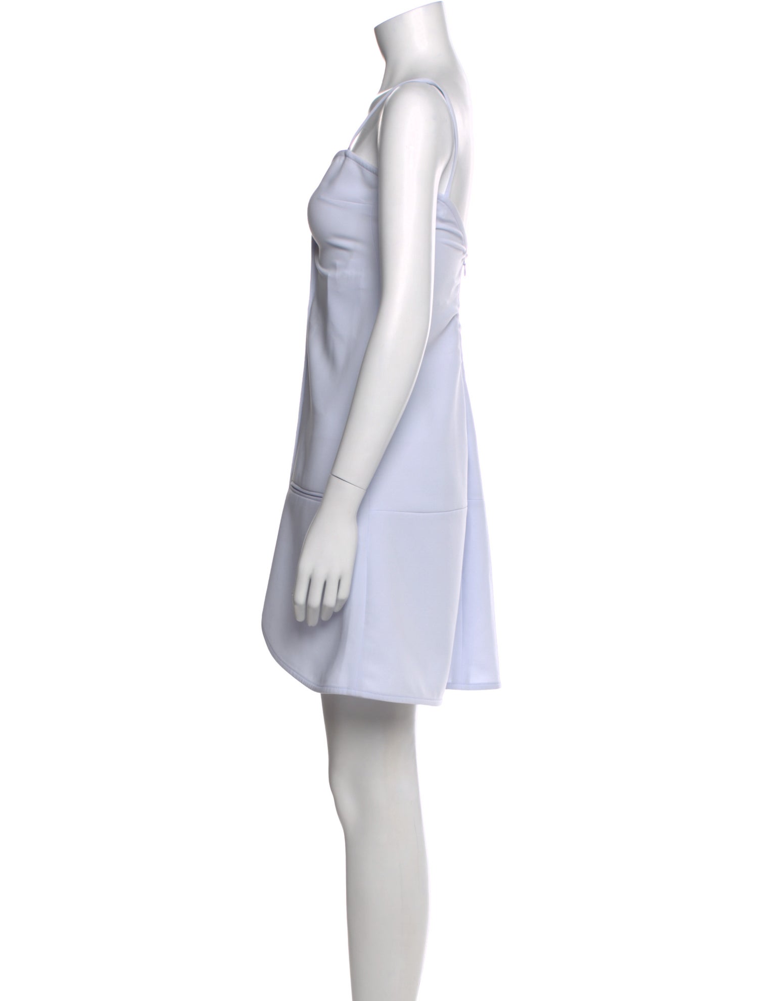 Courrèges V-Neck Mini Dress